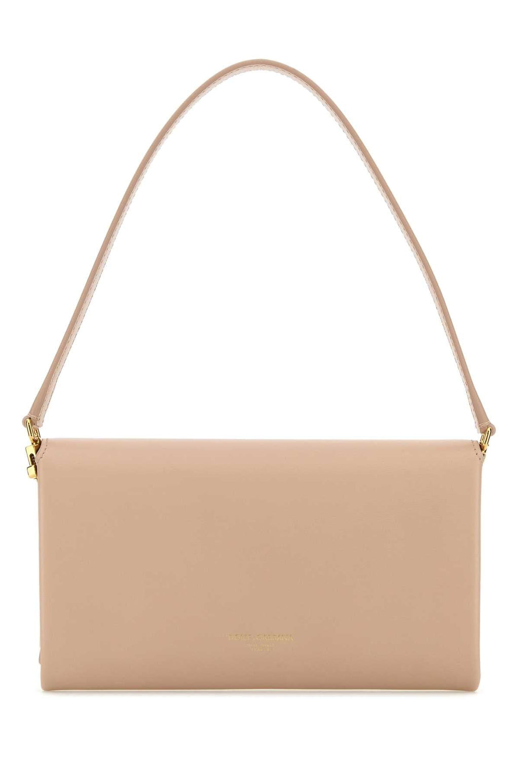 Dolce & Gabbana Women Powder Pink Leather Marlene Clutch