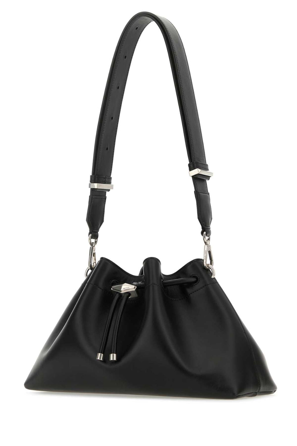 Jimmy Choo Women Black Leather Bon Bon Crossbody Bag