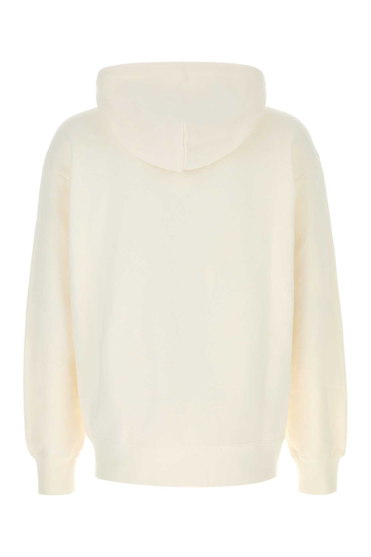 Valentino Garavani Men Ivory Cotton Sweatshirt