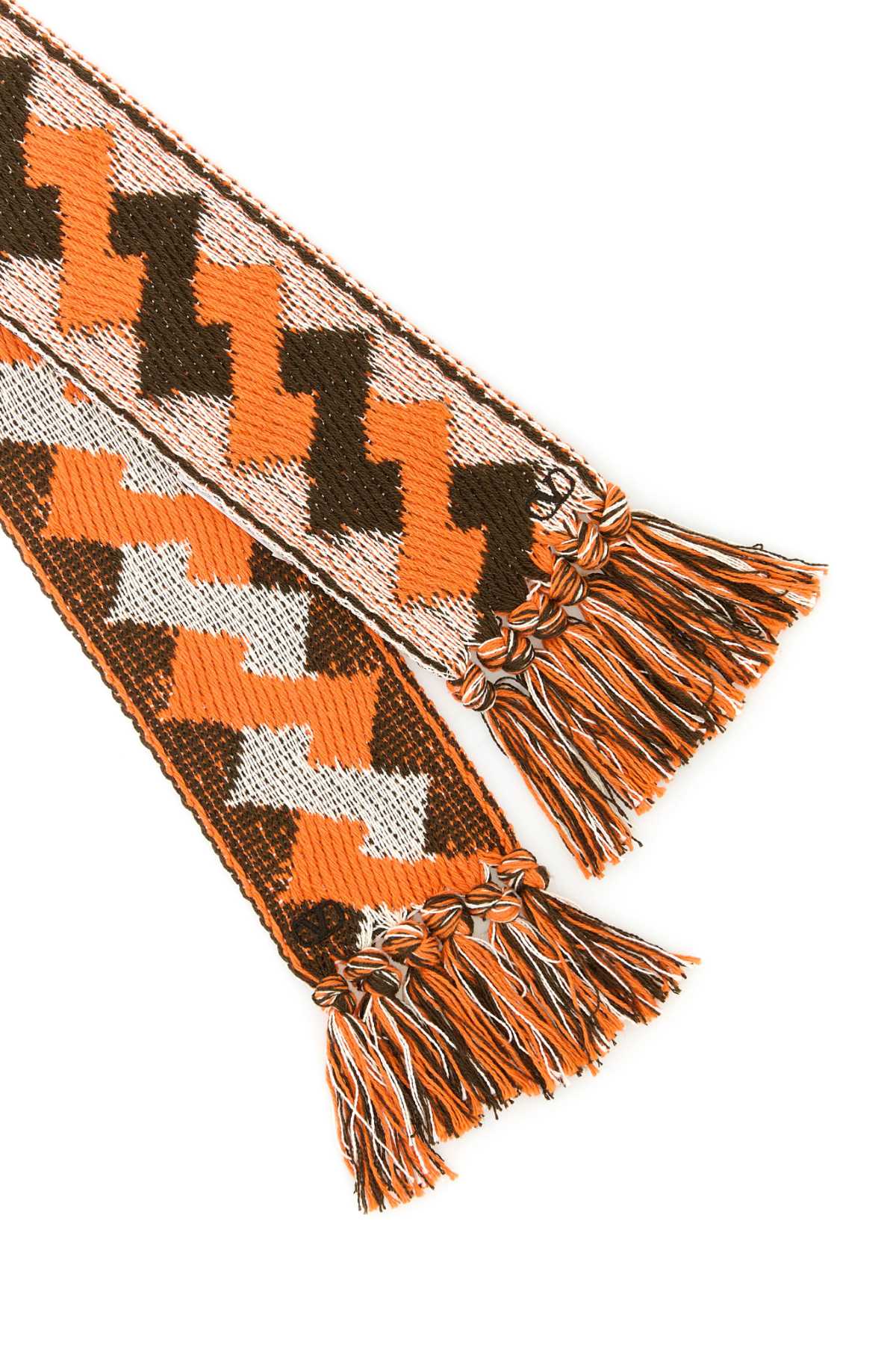 Valentino Garavani Men Embroidered Jacquard Scarf