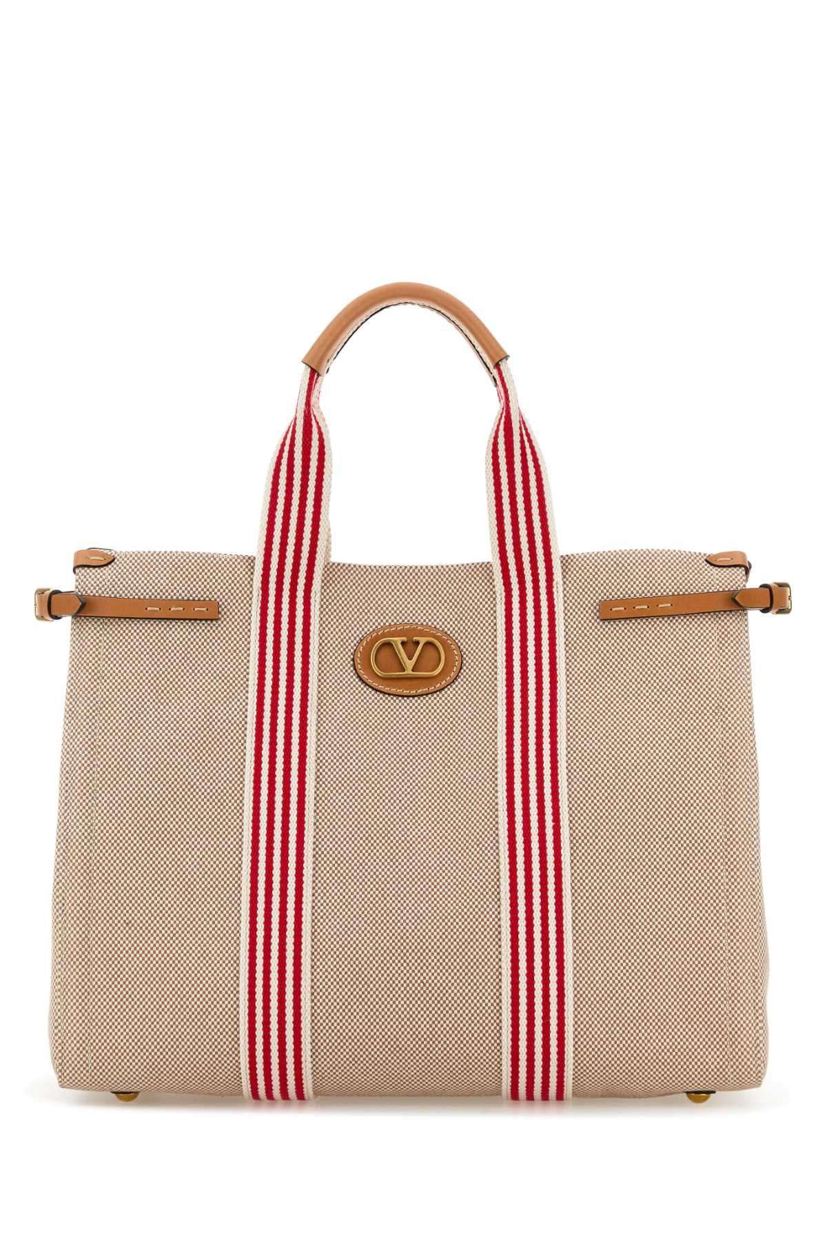 Valentino Garavani Men Two-Tone Canvas Antibes Shopping Bag