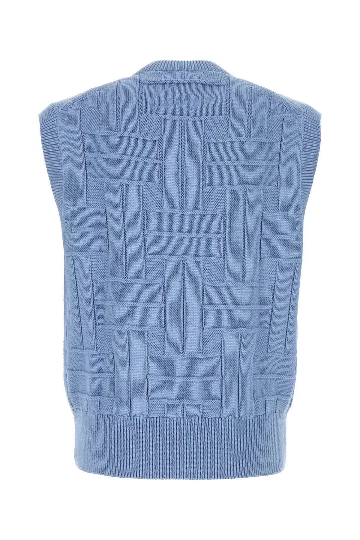 Kenzo Men Cerulean Blue Cotton Vest