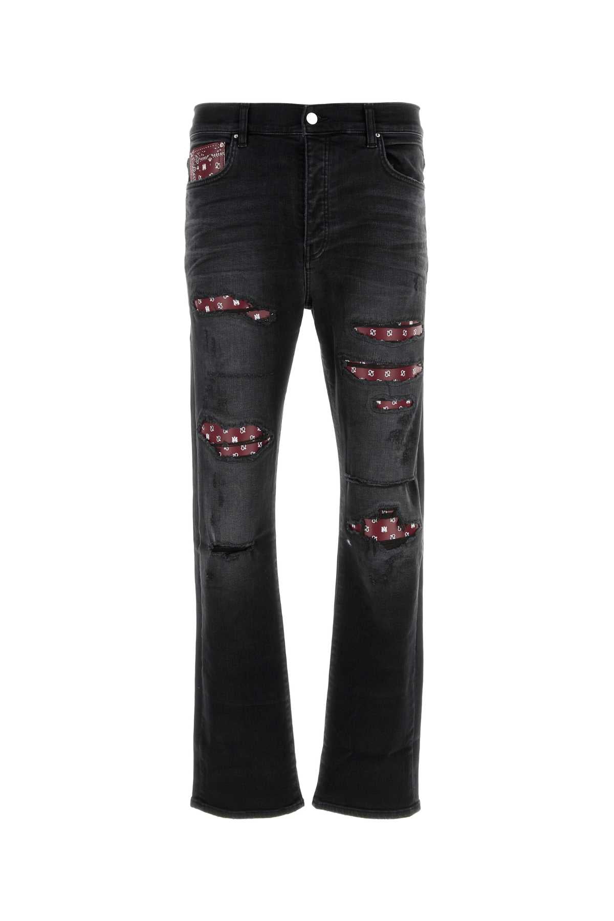 Amiri Men Black Stretch Denim Jeansâ