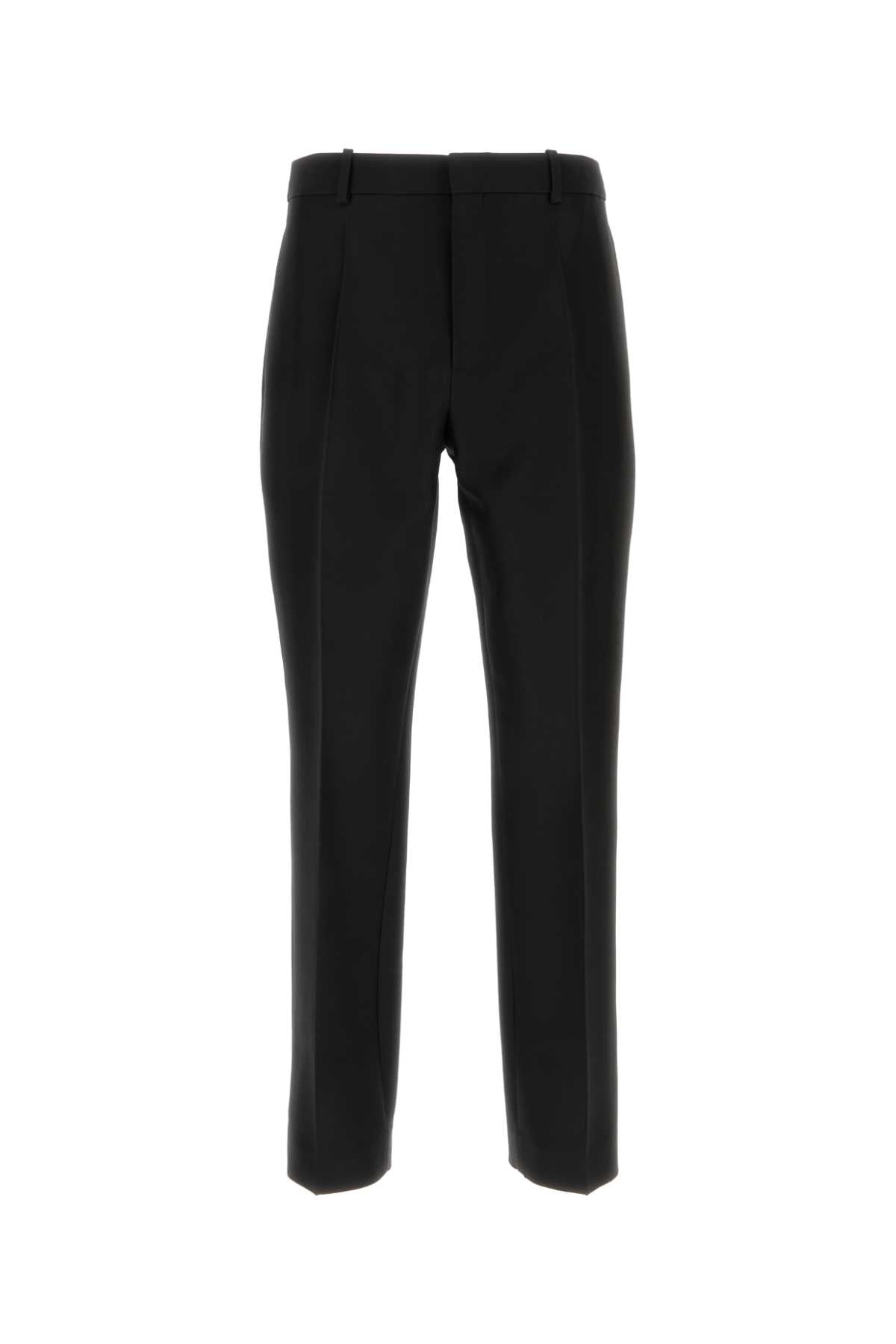 Loewe Men Black Wool Blend Pant