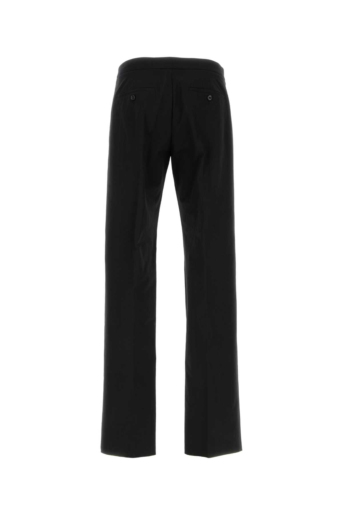 Alexander Mcqueen Men Black Cotton Blend Pant