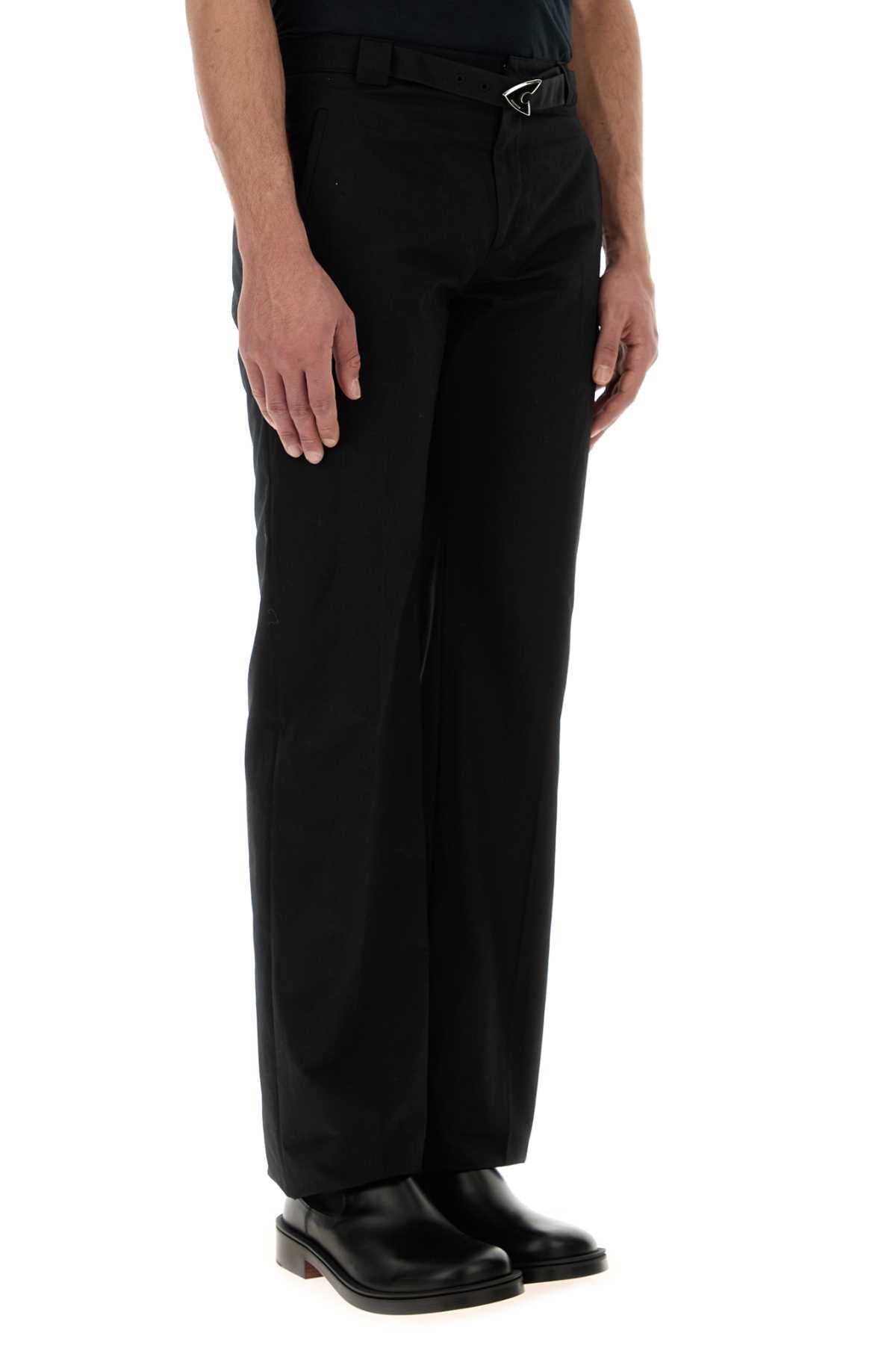 Alexander Mcqueen Men Black Cotton Blend Pant