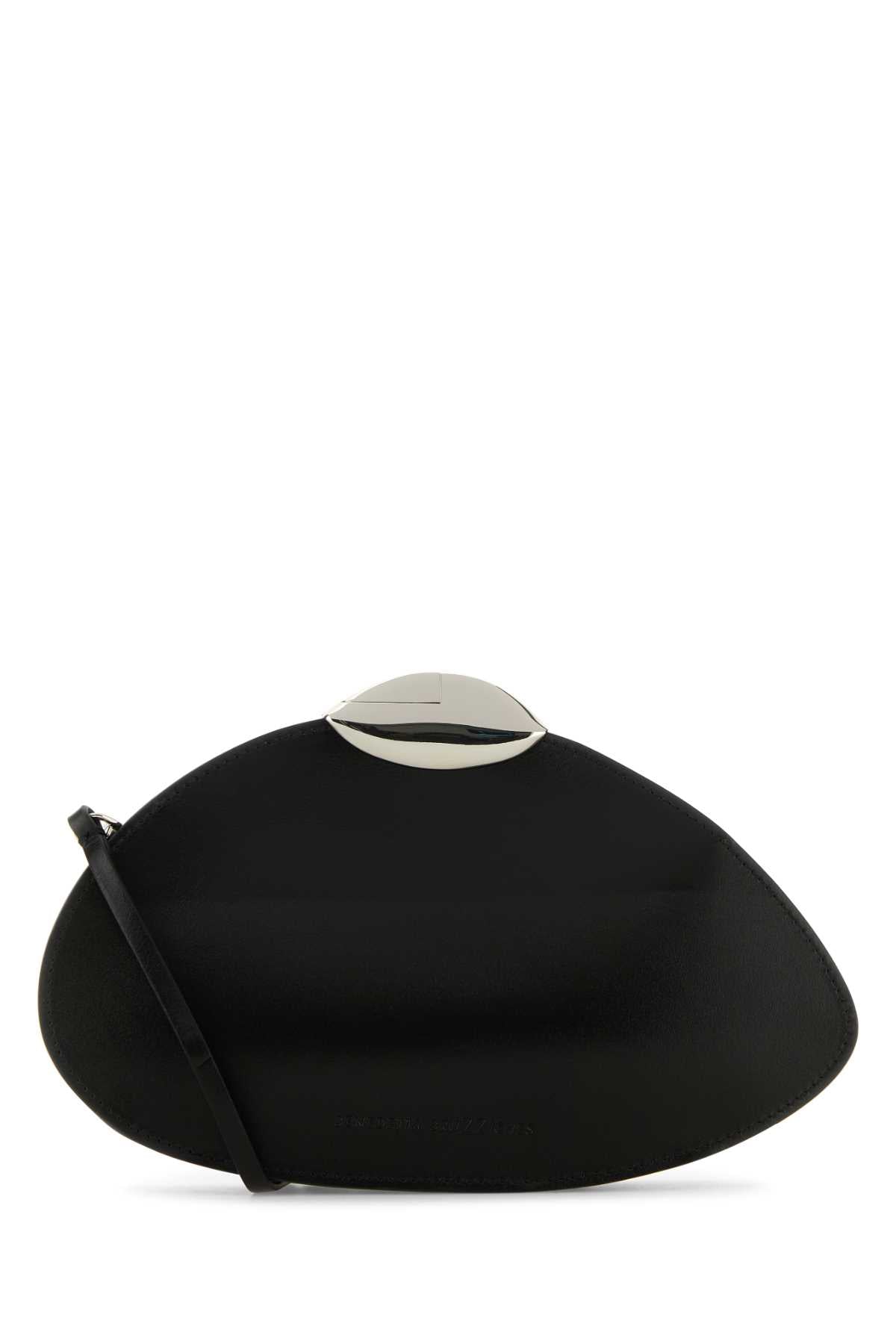 Benedetta Bruzziches Women Black Leather Belle De Jour Clutch