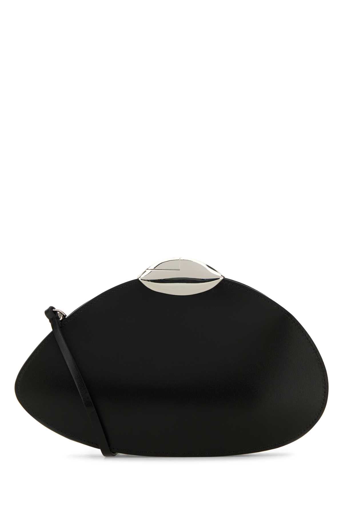 Benedetta Bruzziches Women Black Leather Belle De Jour Clutch