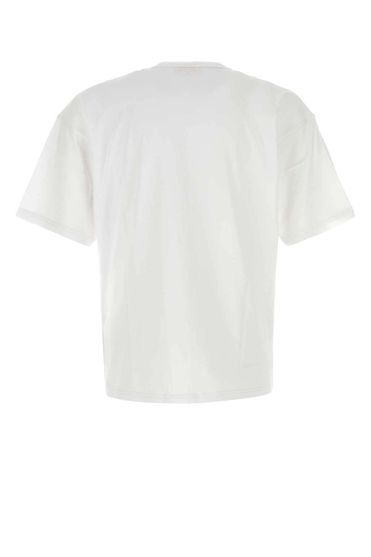 Diesel Men White Cotton T-Boxt-R30 T-Shirt