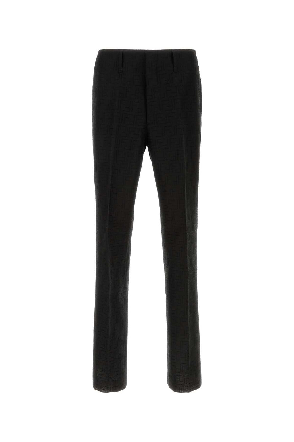 Fendi Men Black Linen Blend Pant