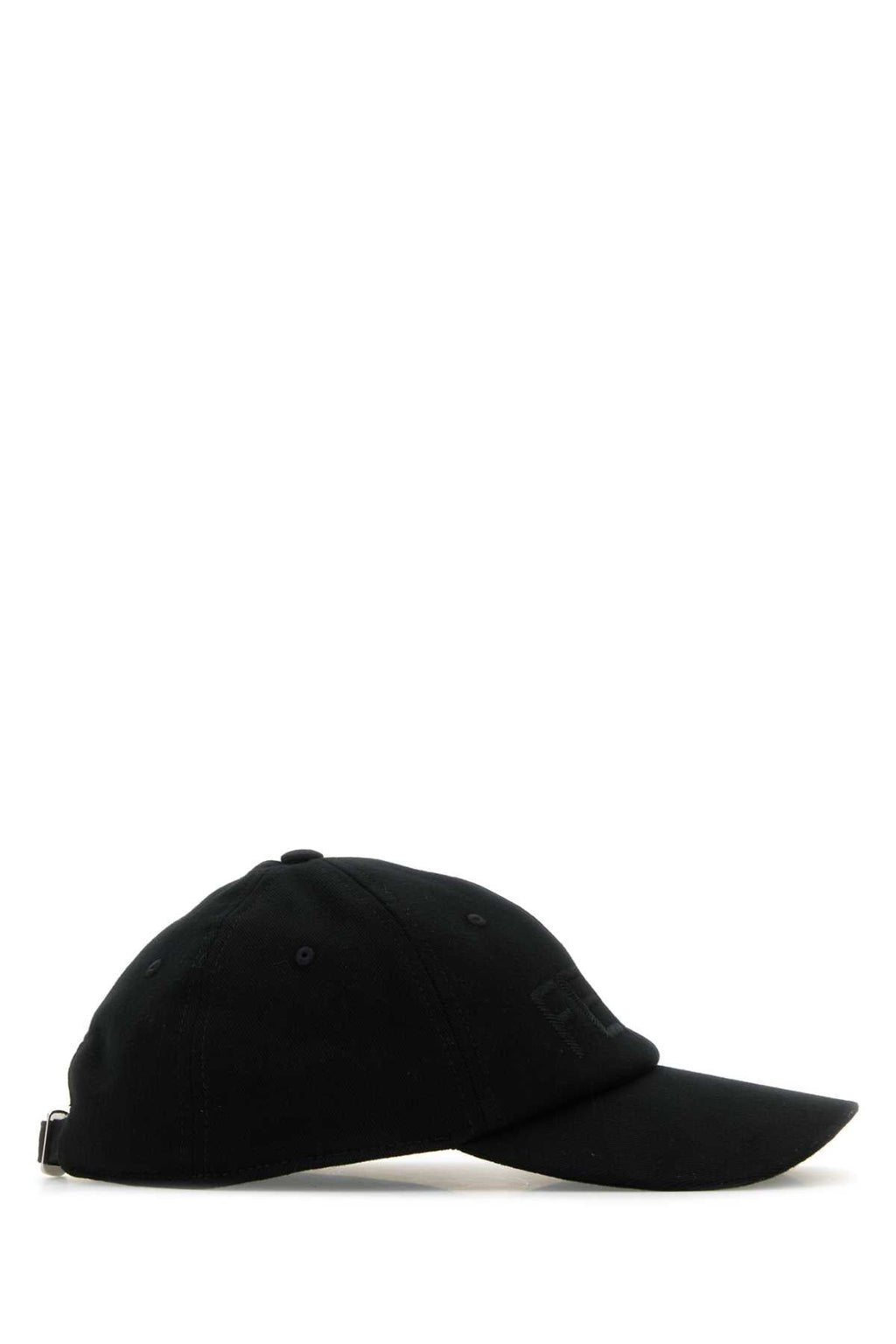Fendi Men Black Stretch Cotton Baseball Cap