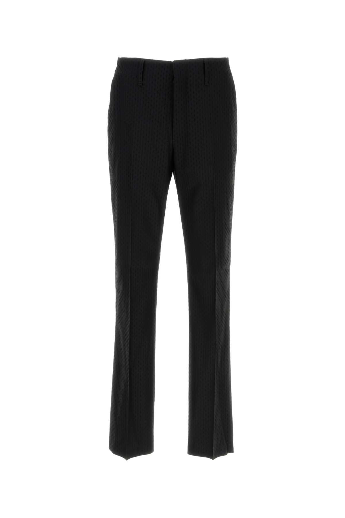 Fendi Men Black Wool Blend Pant