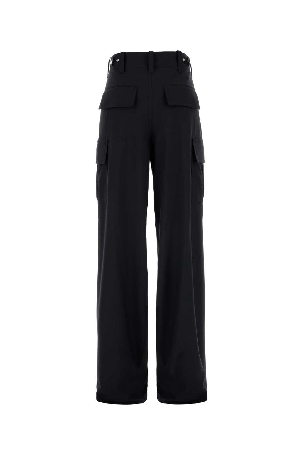 Bottega Veneta Women Midnight Blue Wool Cargo Pant