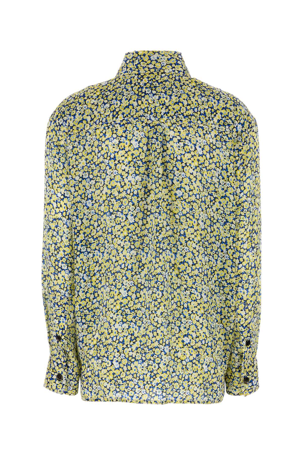 Bottega Veneta Women Printed Silk Shirt