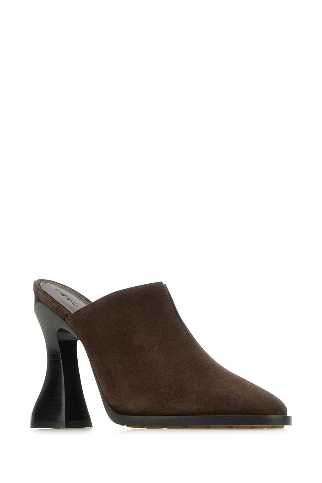Bottega Veneta Women Brown Suede Cha-Cha Mules