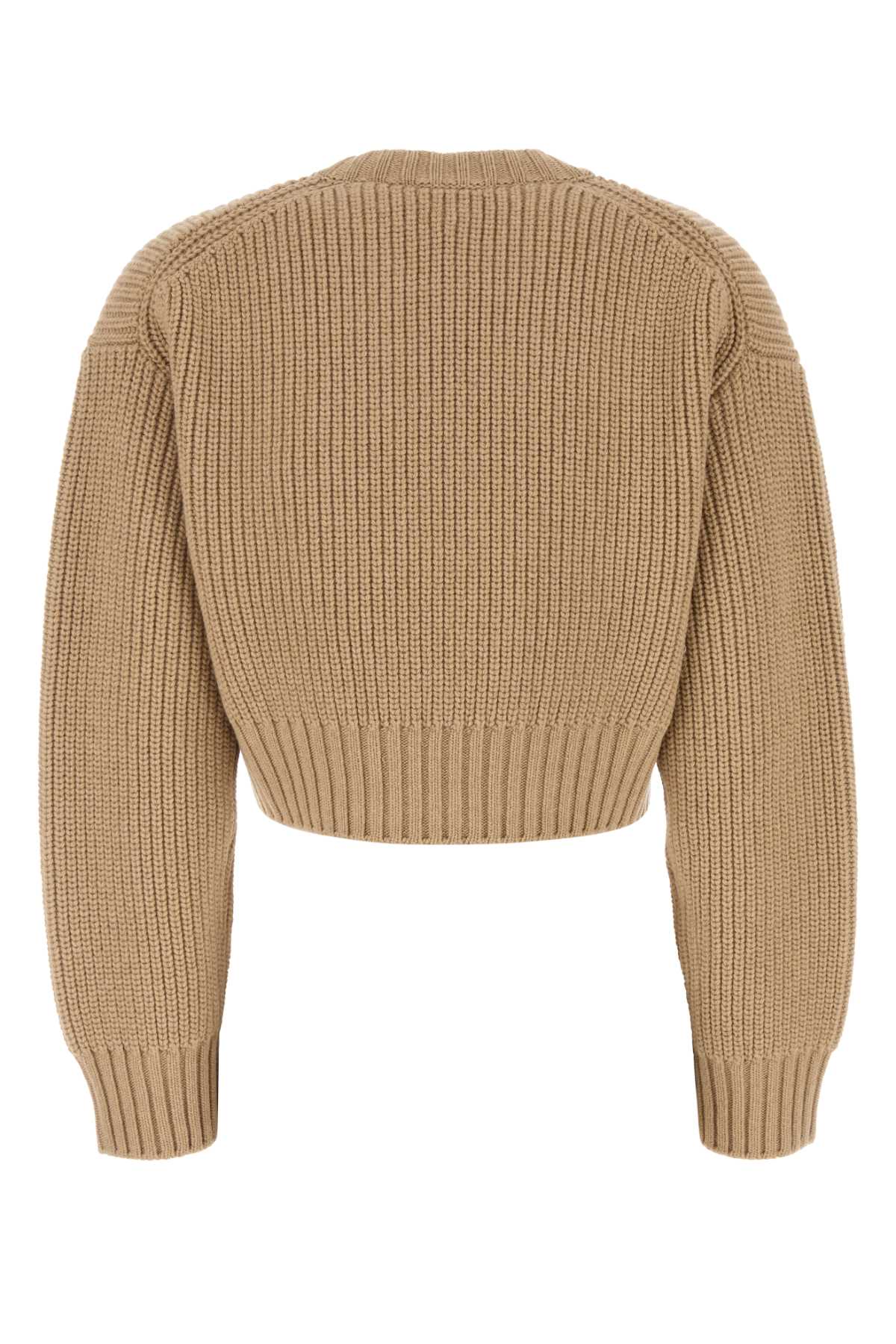 Bottega Veneta Women Camel Wool Blend Sweater
