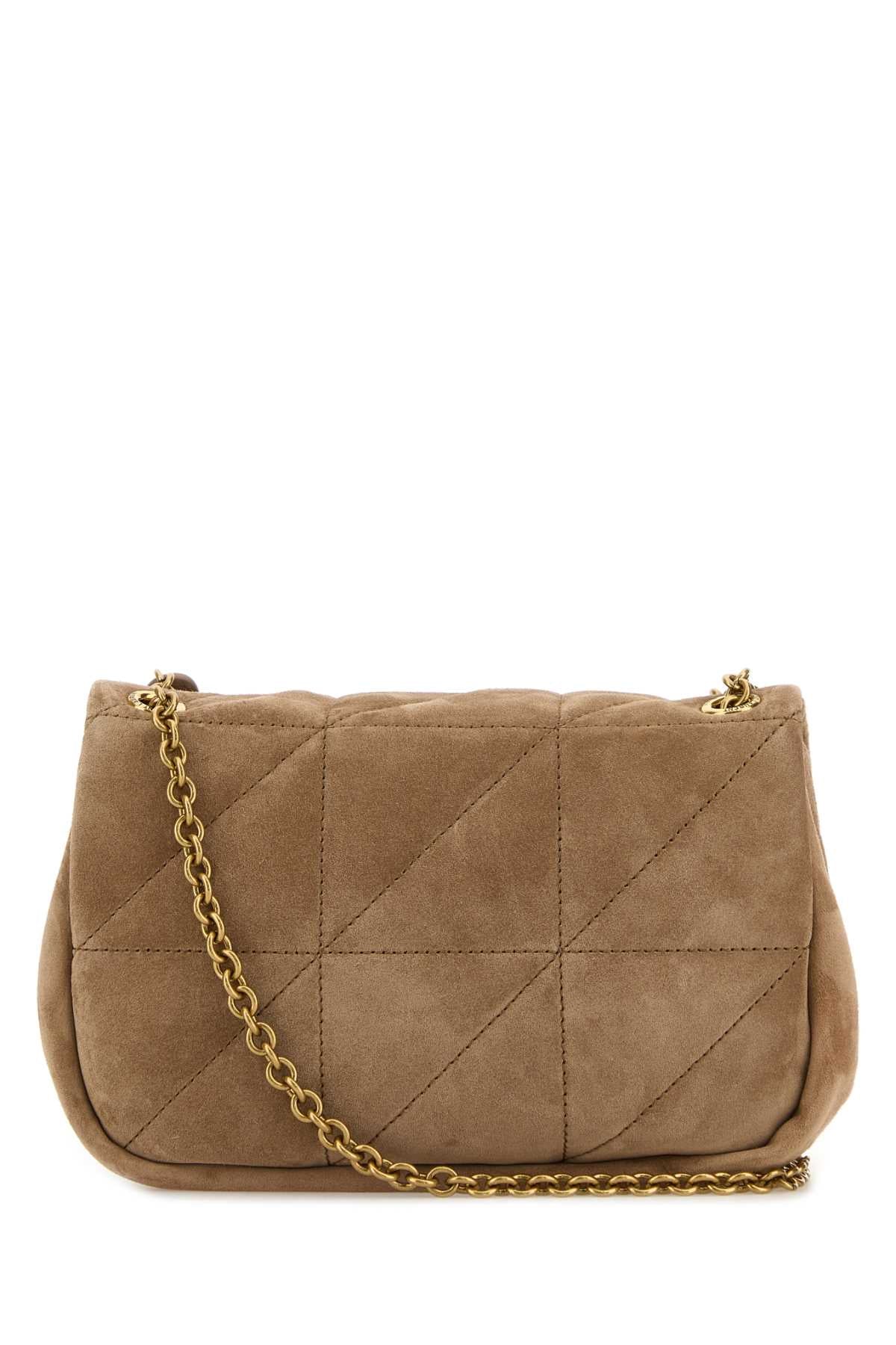 Saint Laurent Women Cappuccino Suede Mini Jamie 4.3 Shoulder Bag
