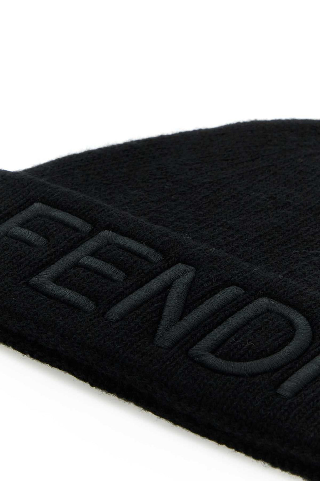 Fendi Men Black Wool Beanie Hat