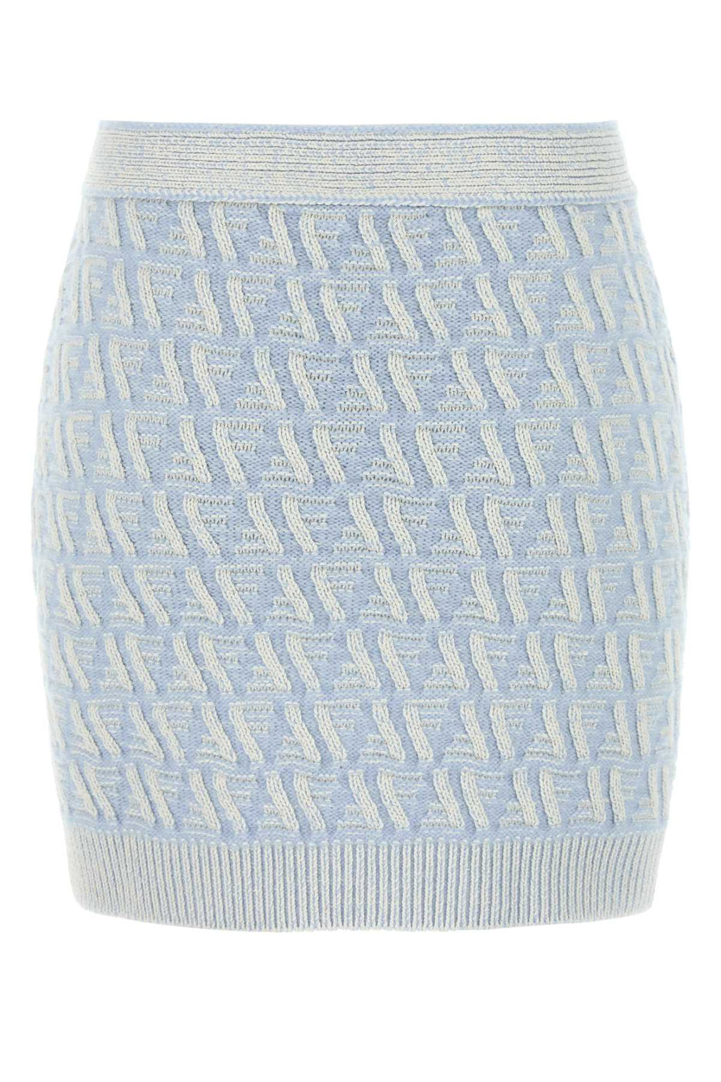 Fendi Women Embroidered Silk Blend Mini Skirt