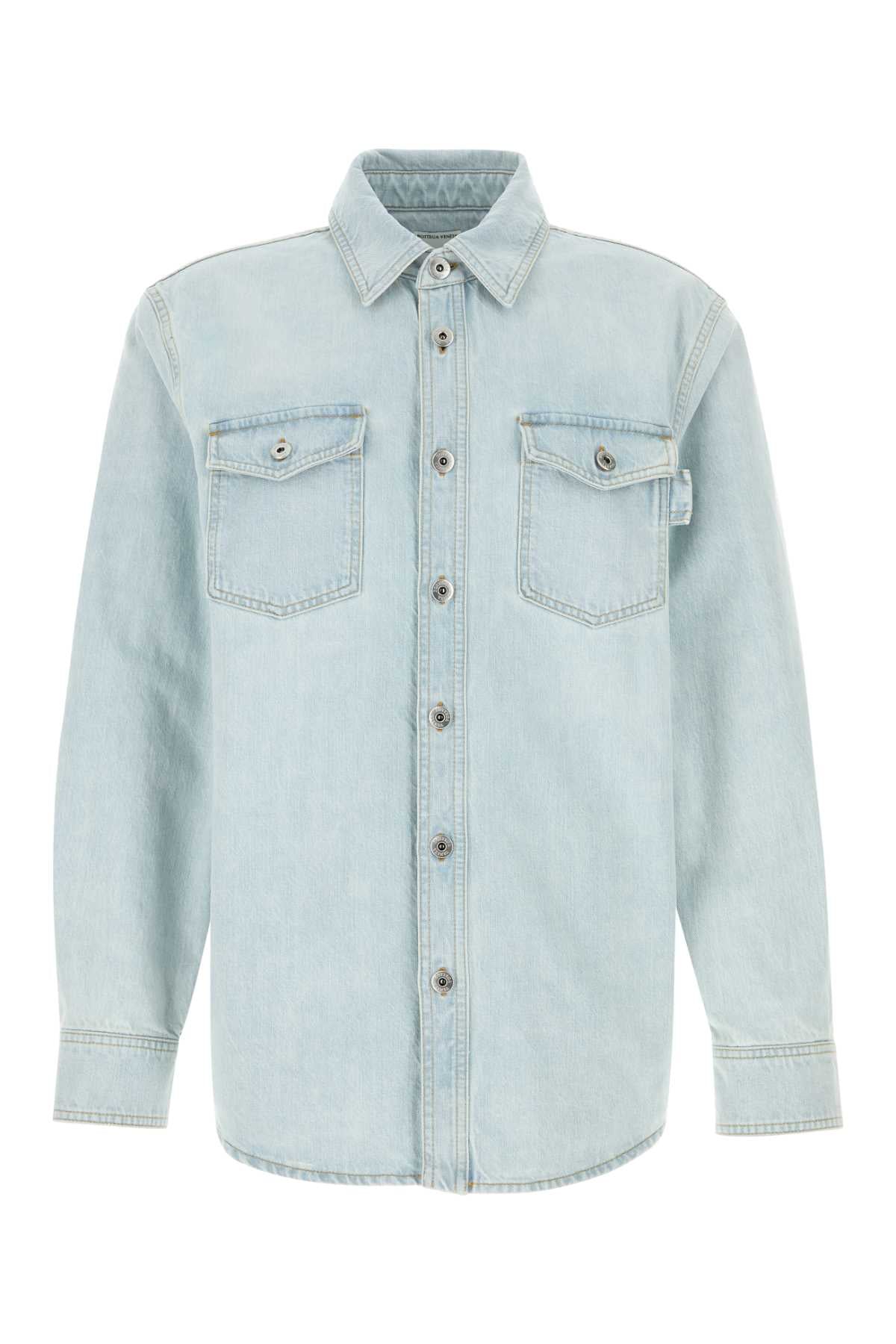 Bottega Veneta Men Denim Shirt