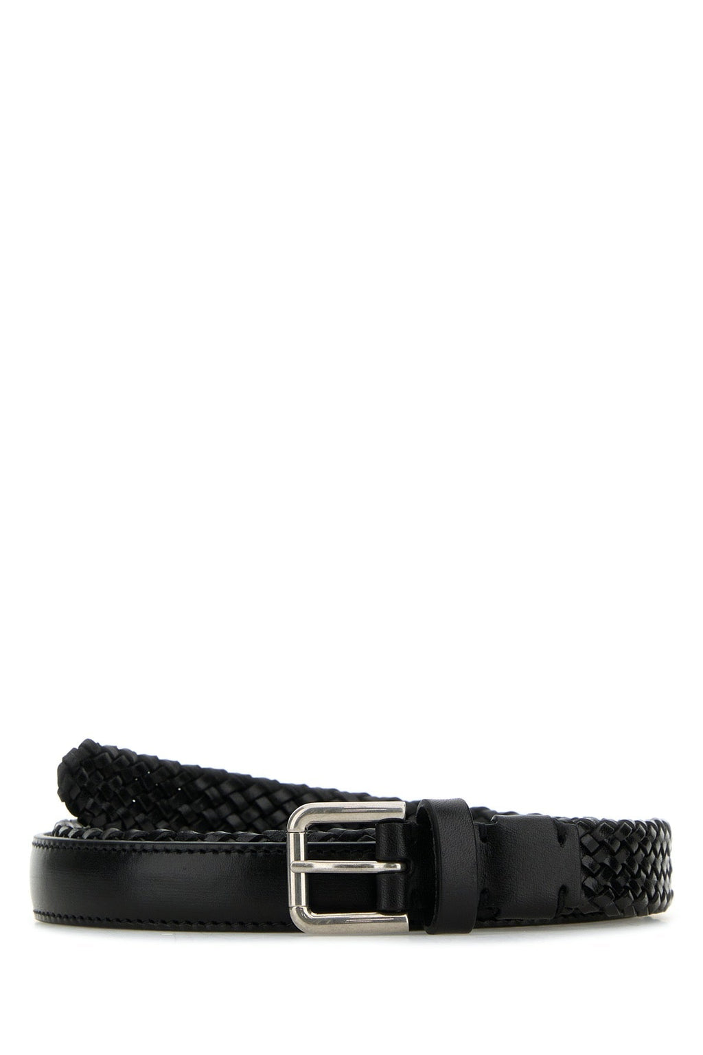 Dolce & Gabbana Men Black Leather Belt
