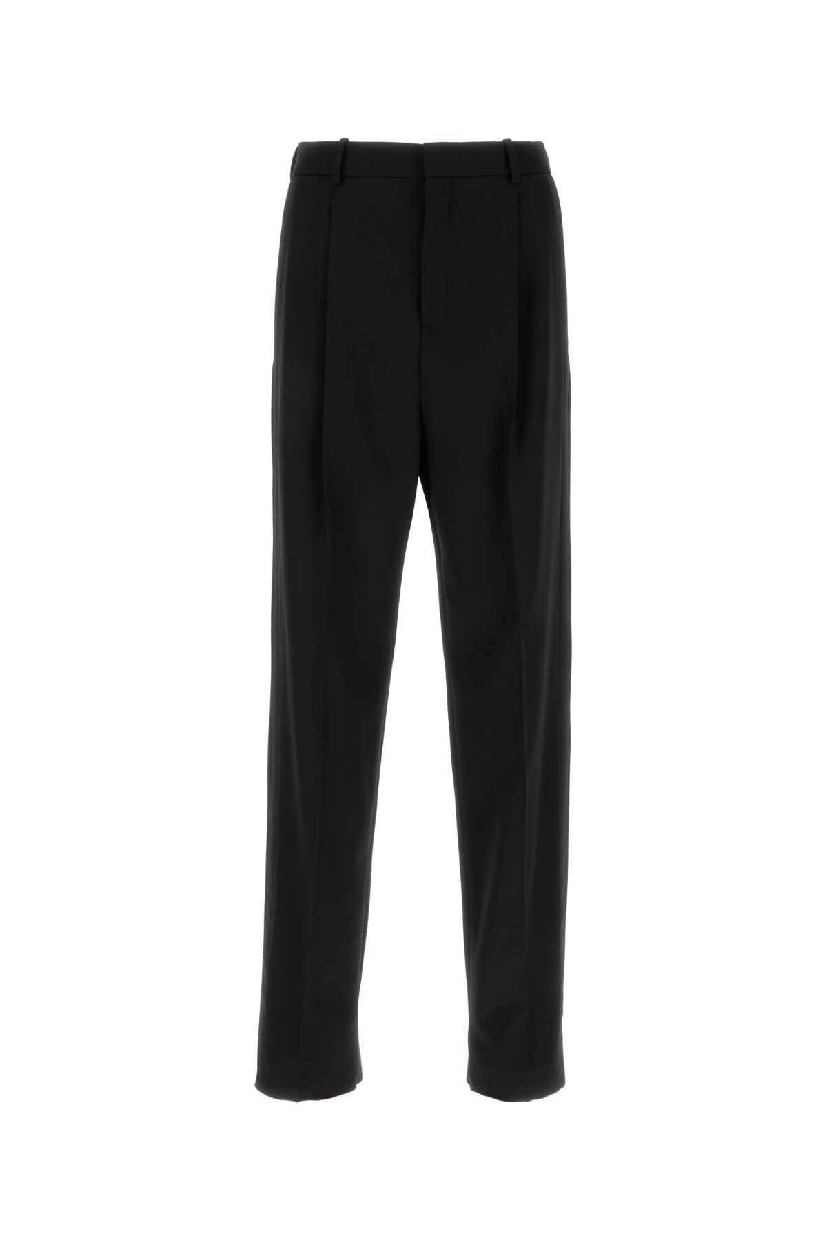 Saint Laurent Men Black Wool Pant