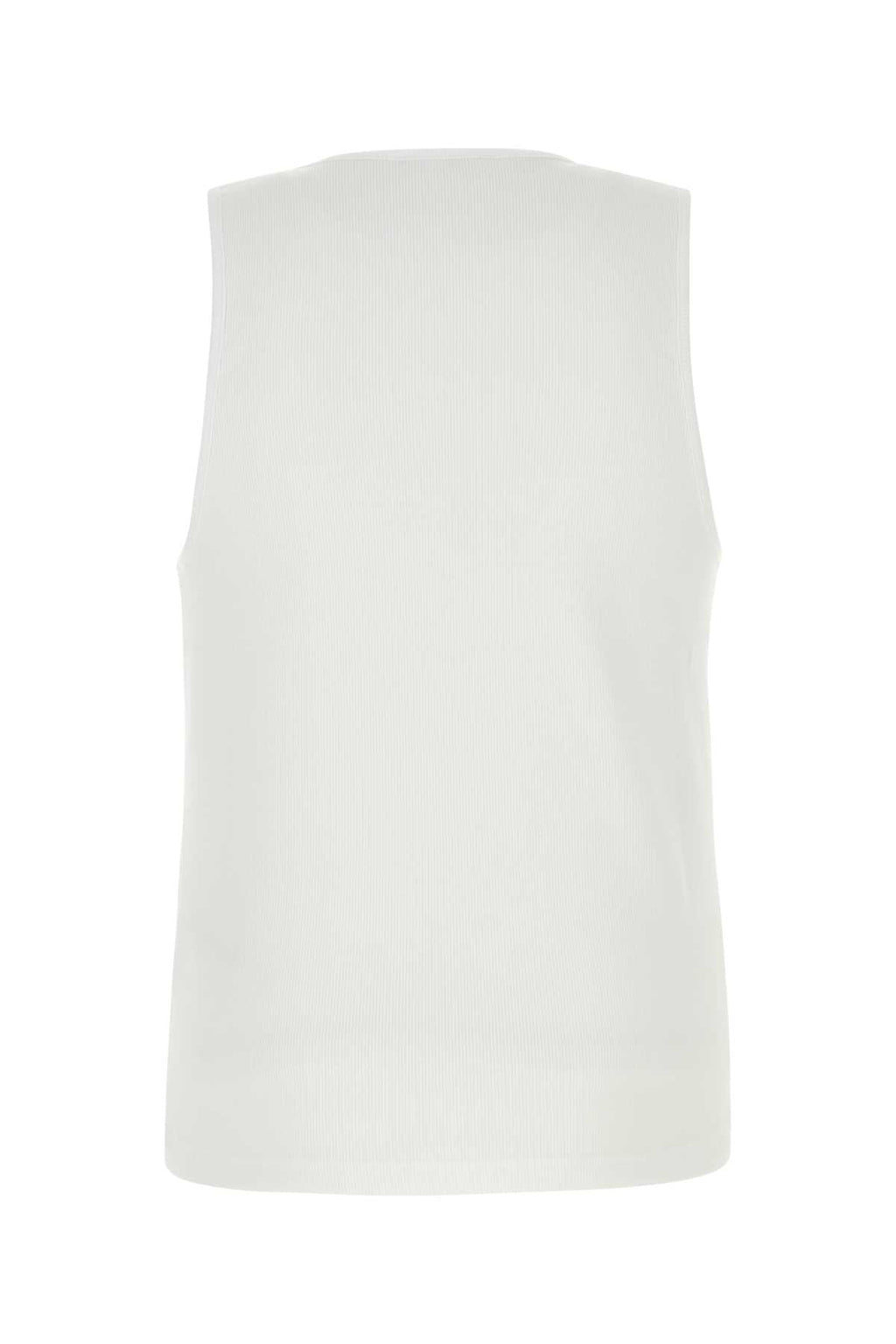 Jw Anderson Men White Cotton Tank Top