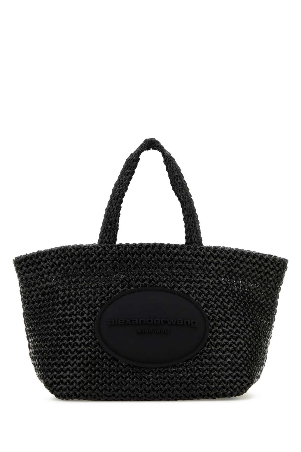 Alexander Wang Women Black Crochet Small Punch Handbag