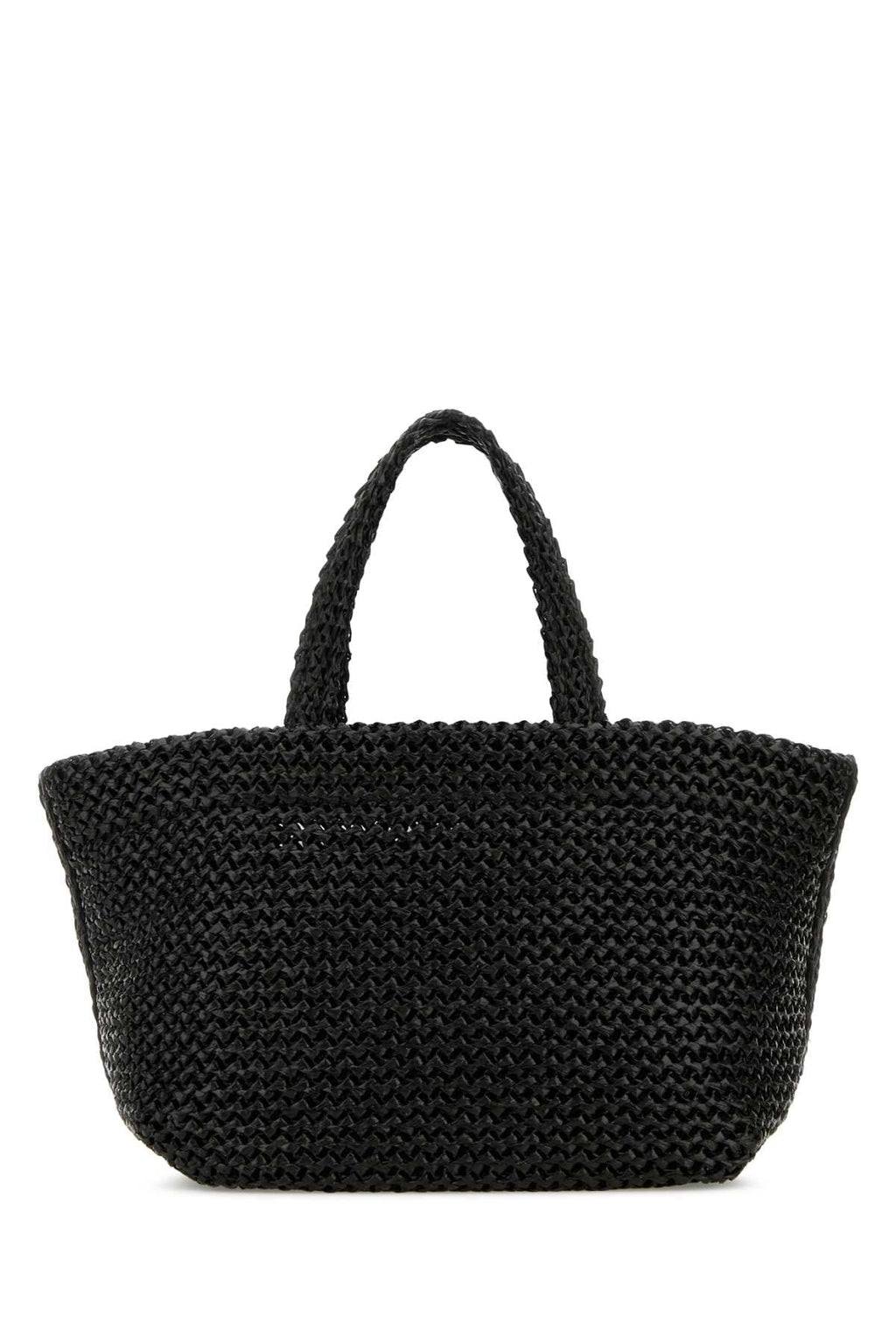Alexander Wang Women Black Crochet Small Punch Handbag
