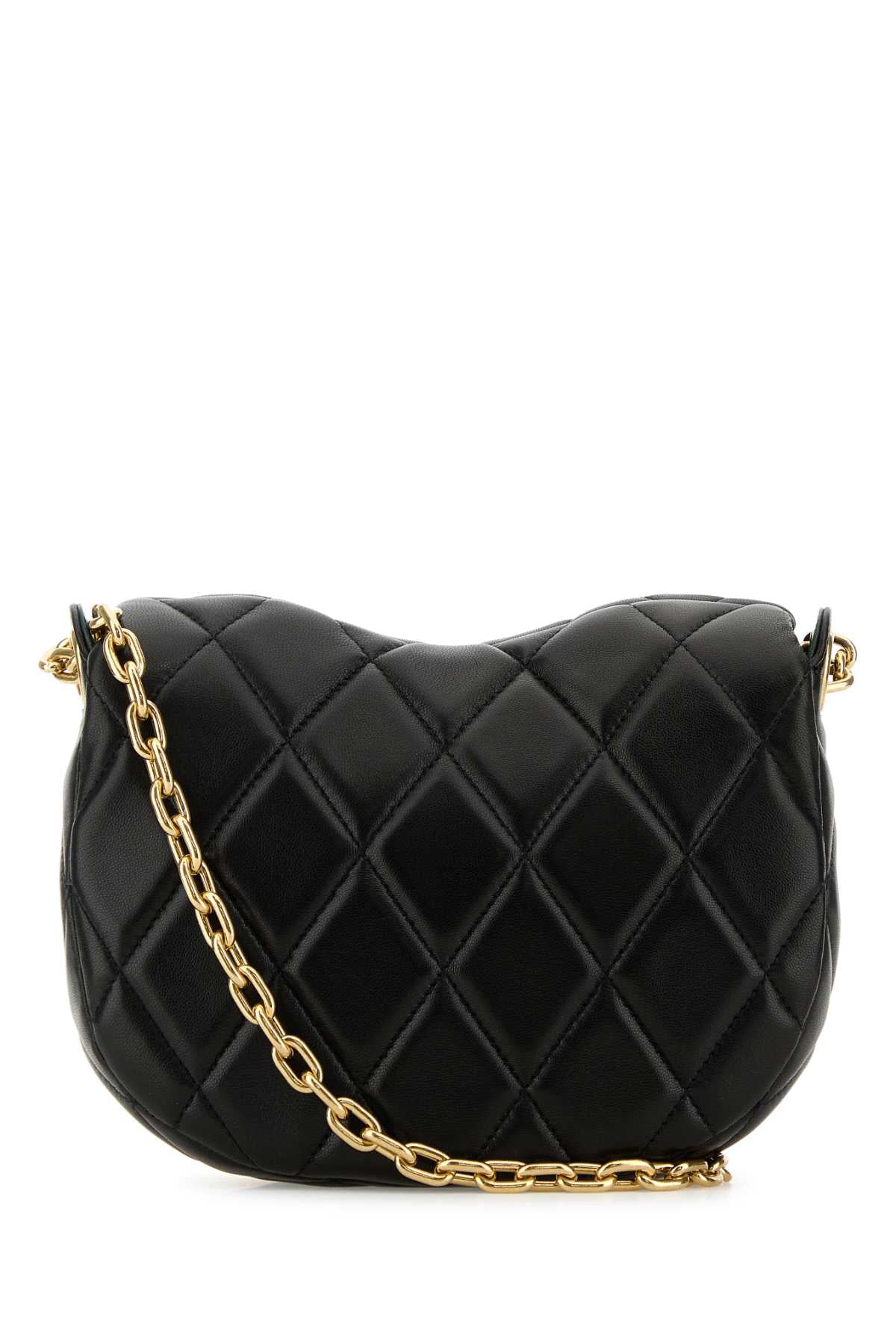 Burberry Women Black Leather Rocking Horse Shoulder Bag