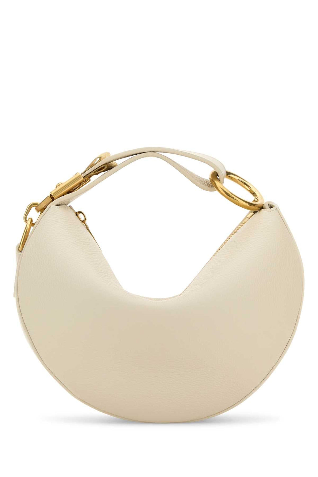 Burberry Women Ivory Leather Knight Arc Handbag