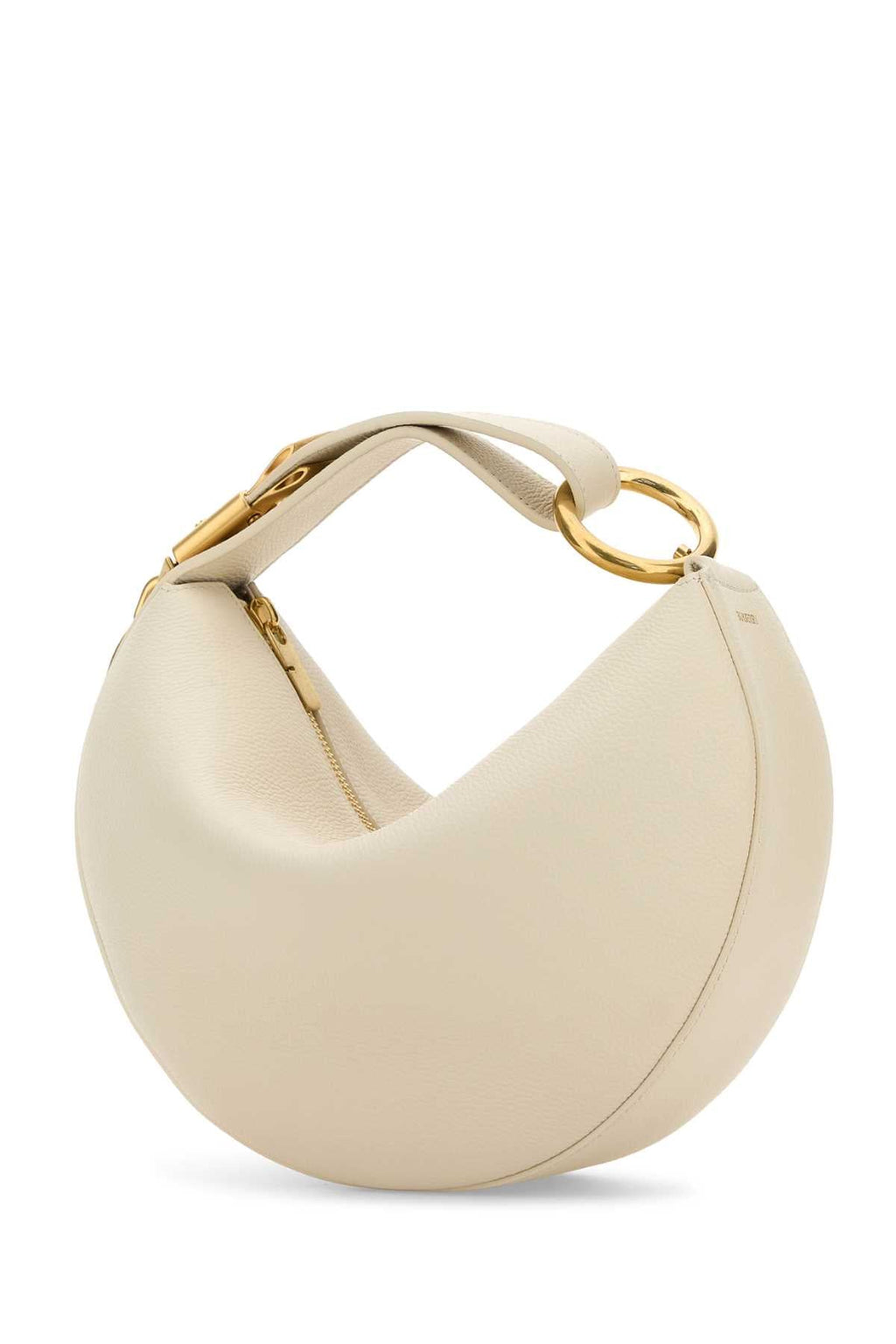 Burberry Women Ivory Leather Knight Arc Handbag