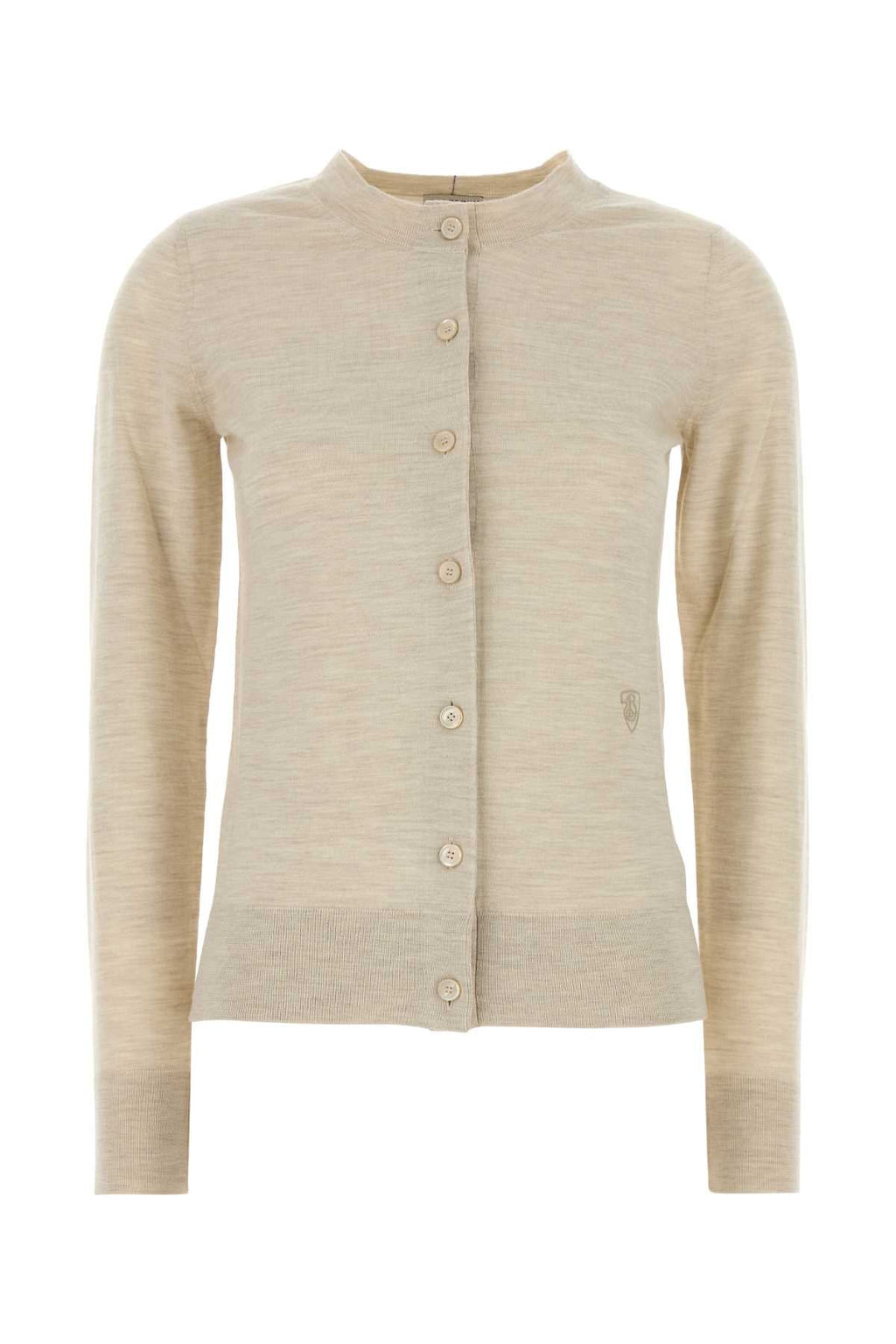 Burberry Women Sand Wool Cardigan