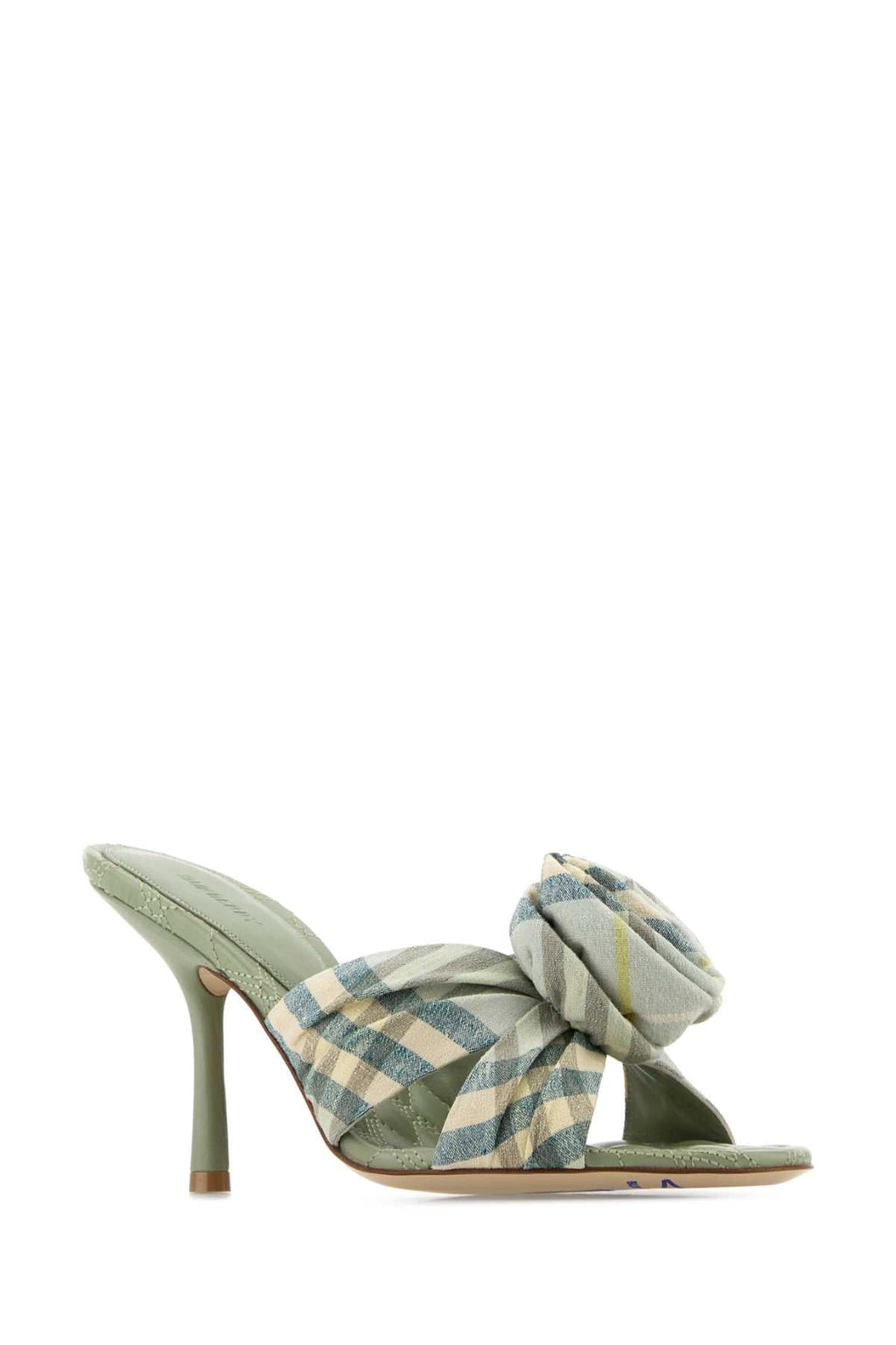Burberry Women Embroidered Fabric Mews Mules