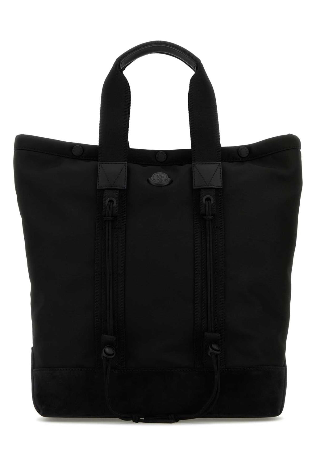 Moncler Men Black Canvas Shopping Bag