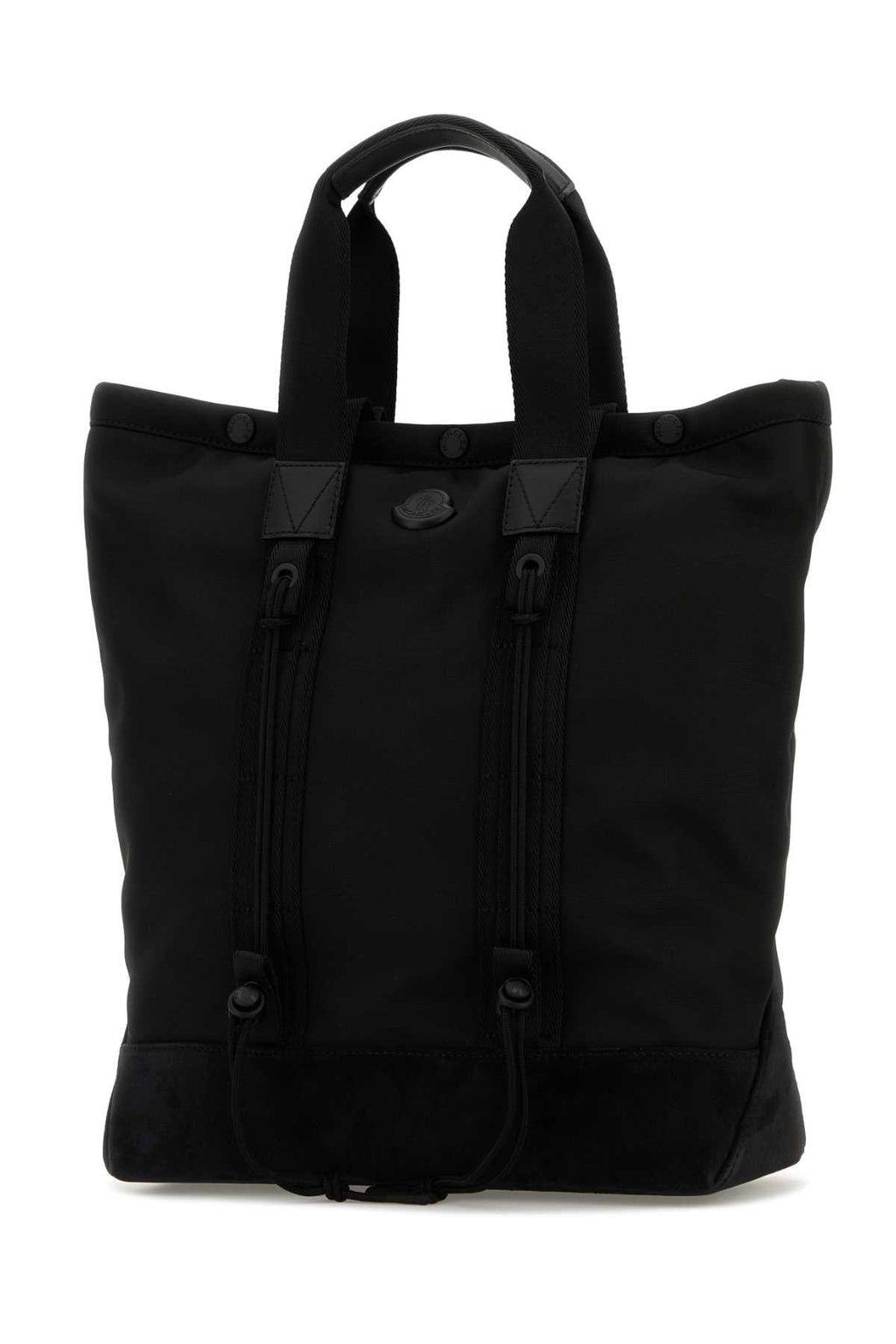 Moncler Men Black Canvas Shopping Bag