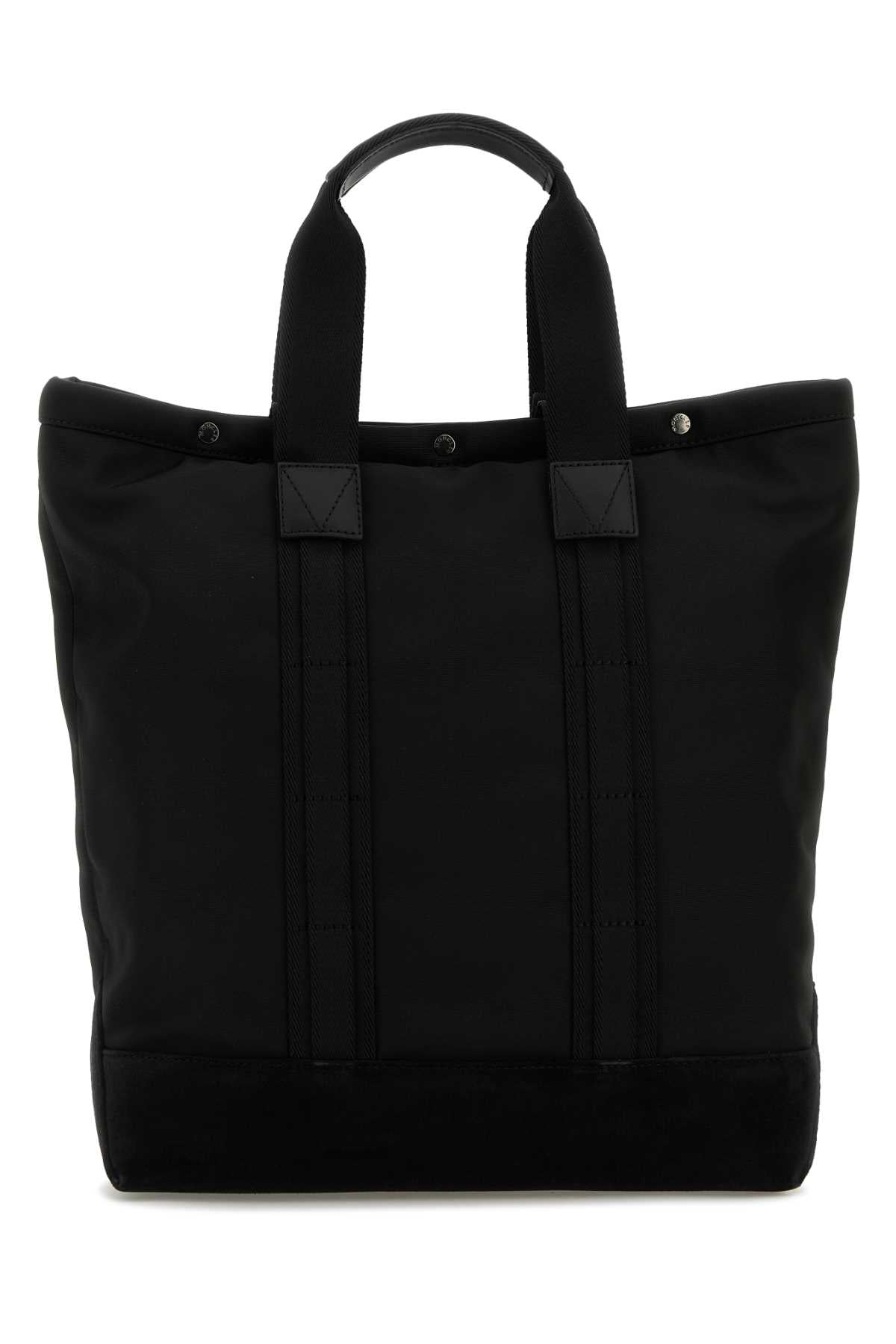 Moncler Men Black Canvas Shopping Bag