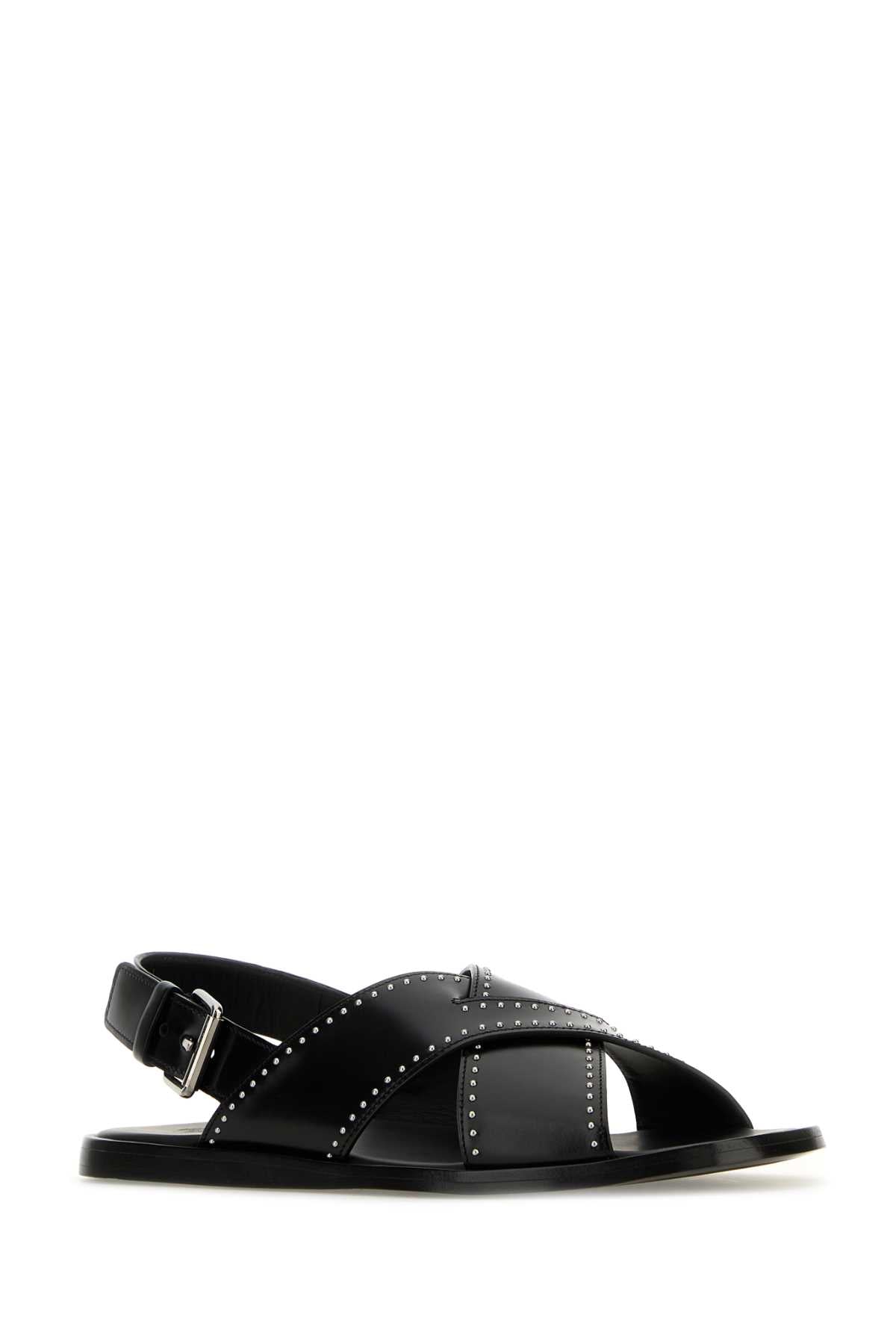 Church's Women Black Leather Oksana Sandals