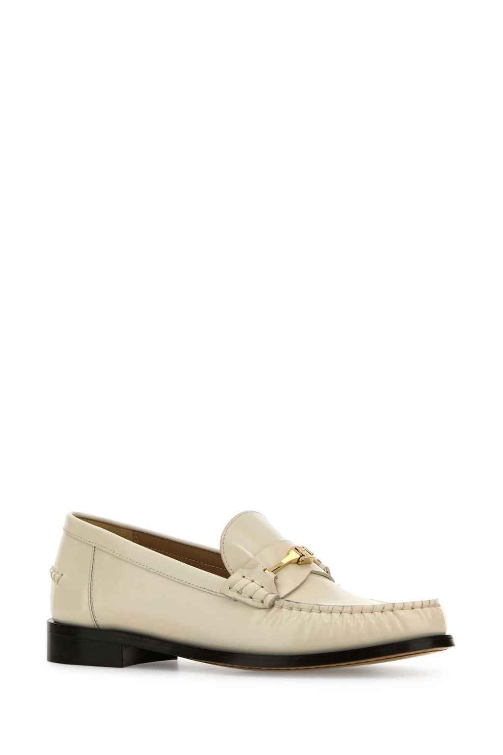 Salvatore Ferragamo Women Ivory Leather Harry Loafers
