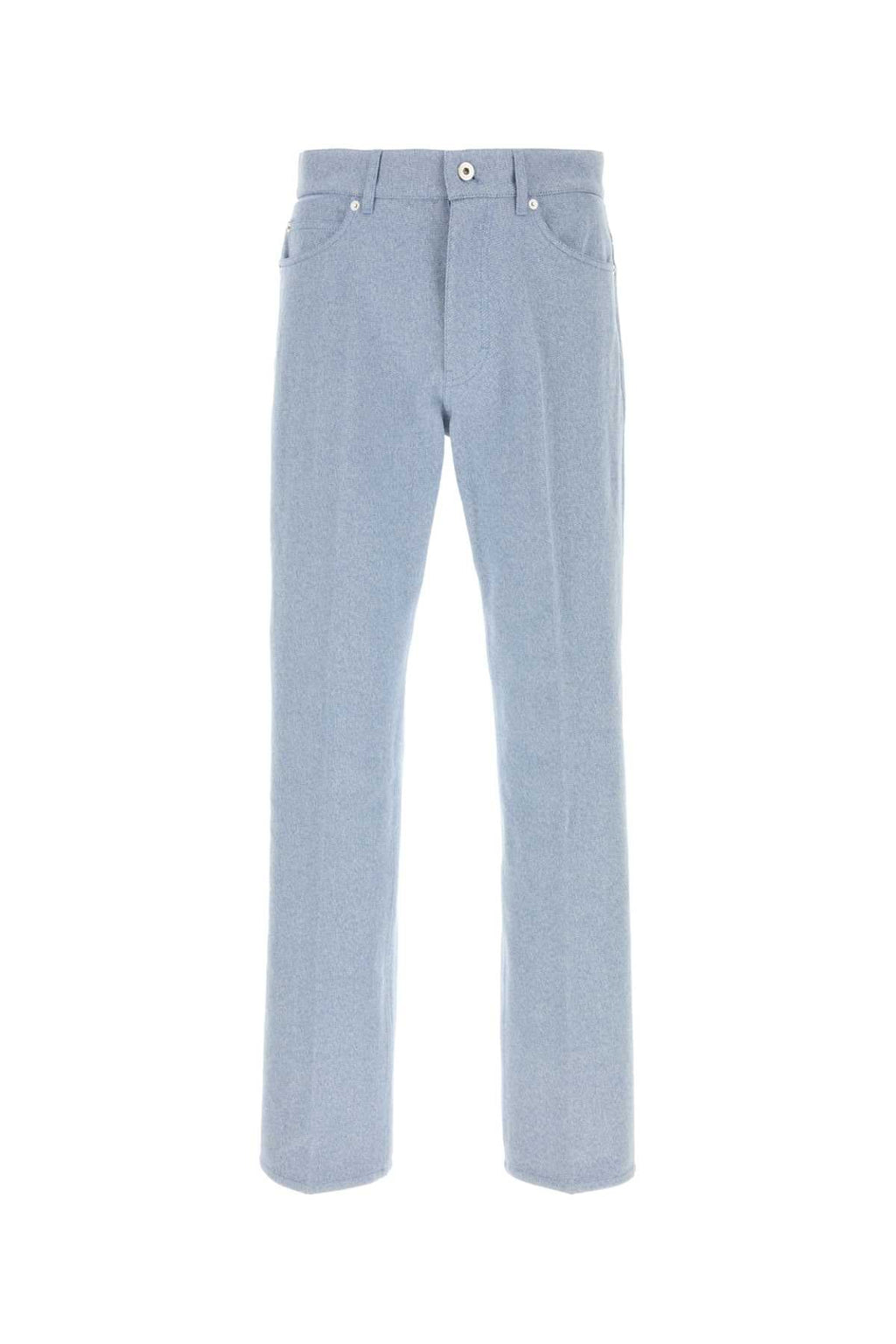 Salvatore Ferragamo Men Light-Blue Oxford Pant