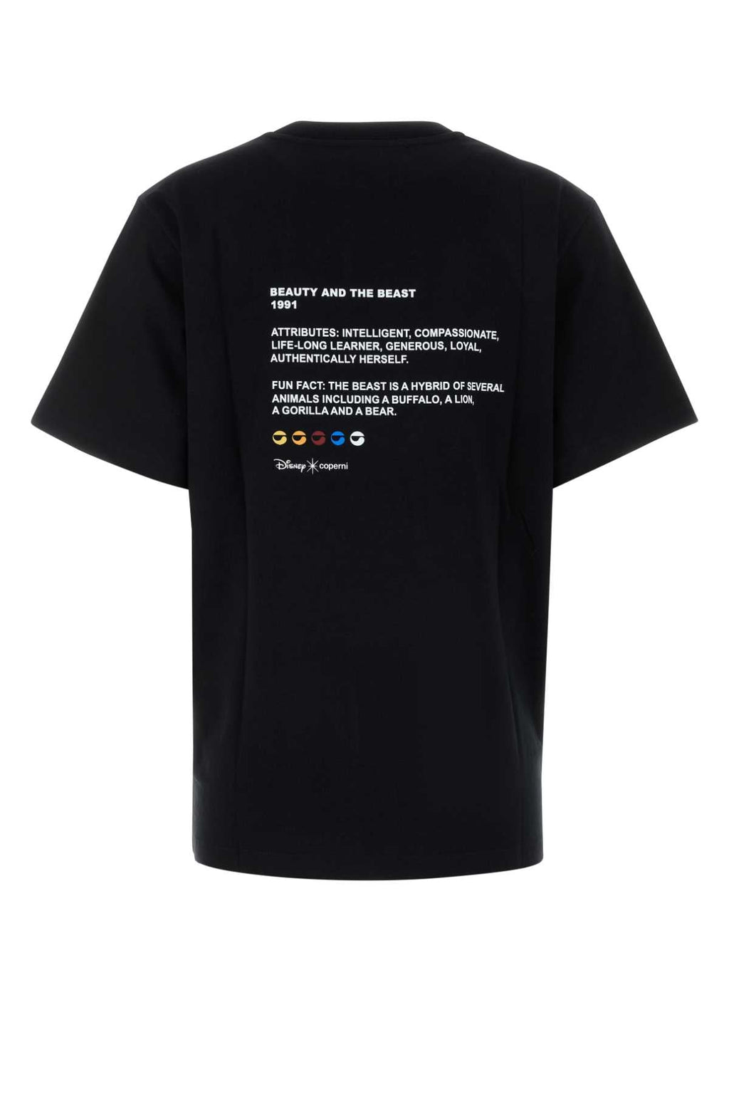 Coperni Women Black Cotton Coperni X Disney Belle T-Shirt