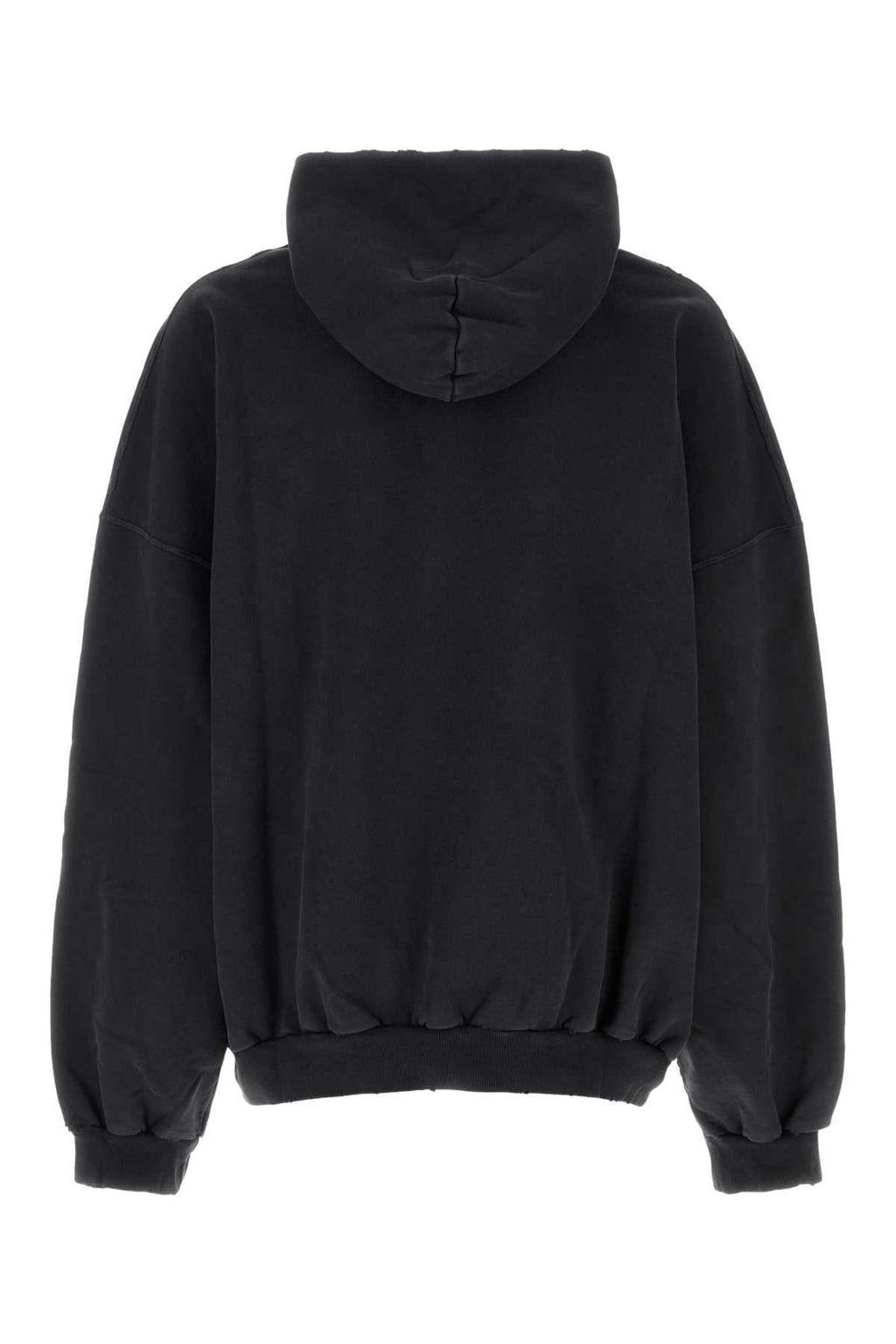 Balenciaga Men Charcoal Cotton Sweatshirt