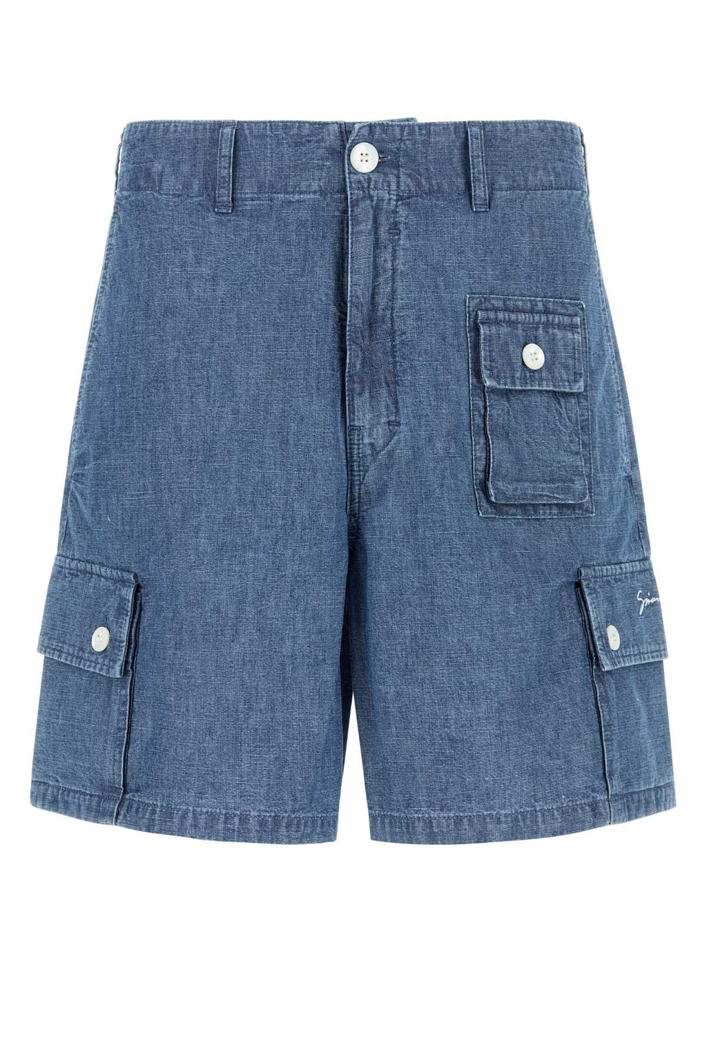 Givenchy Men Denim Bermuda Shorts