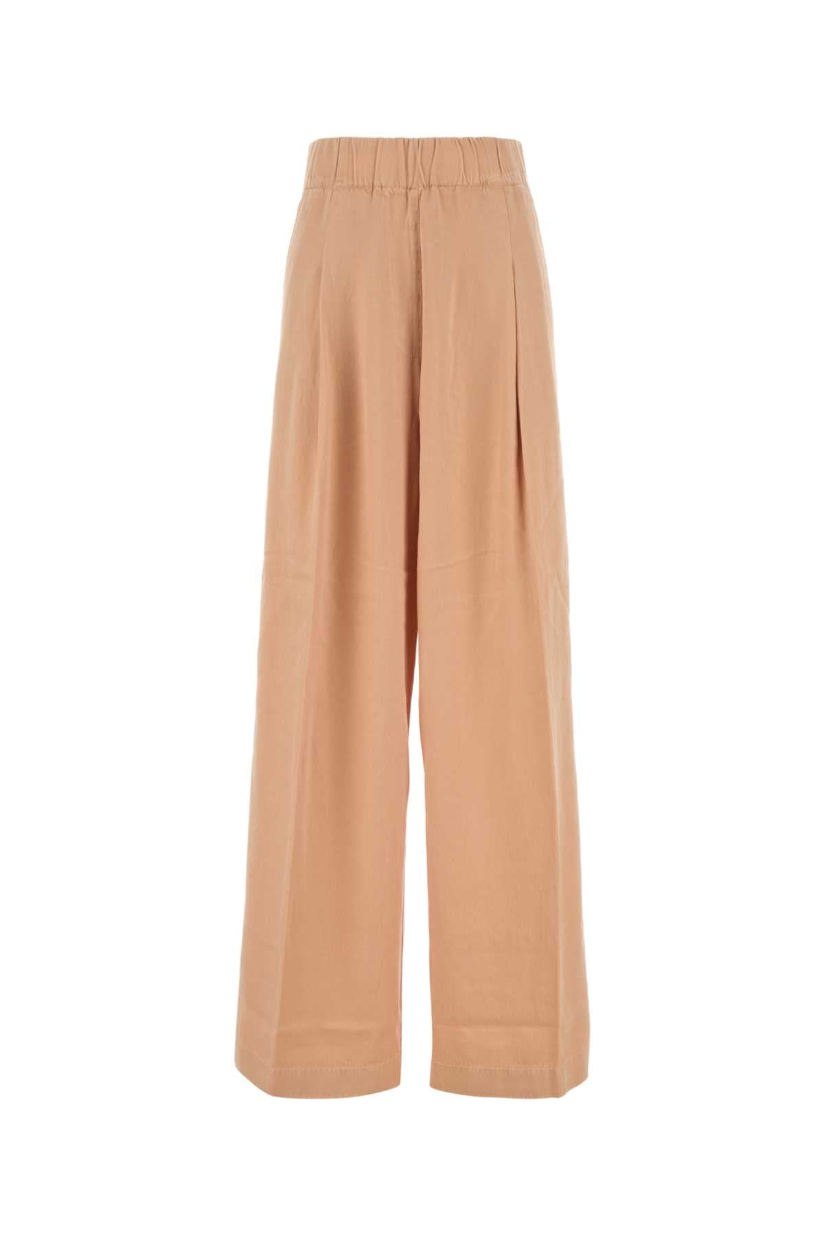 Dries Van Noten Women Salmon Cupro Blend Pila Wide-Leg Pant