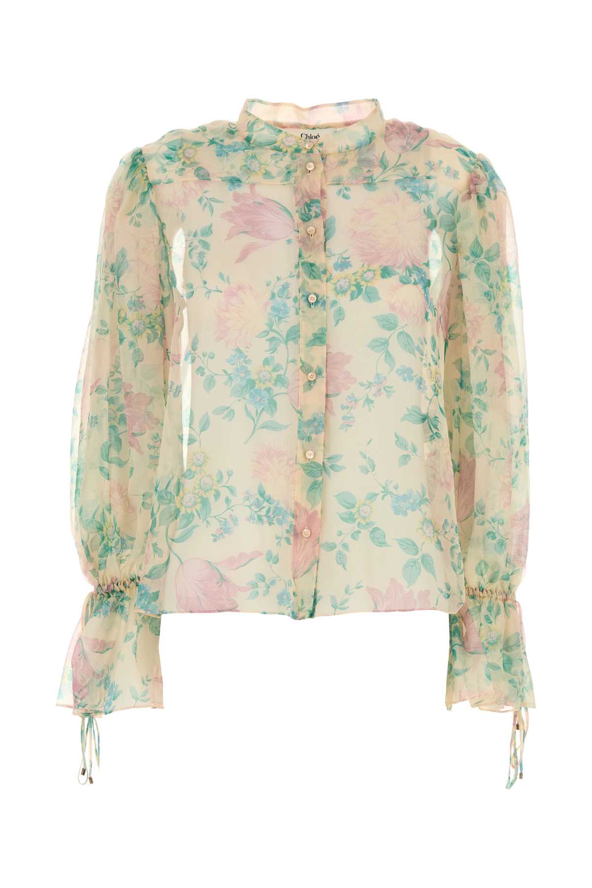 Chloe Women Printed Muslin Blouse
