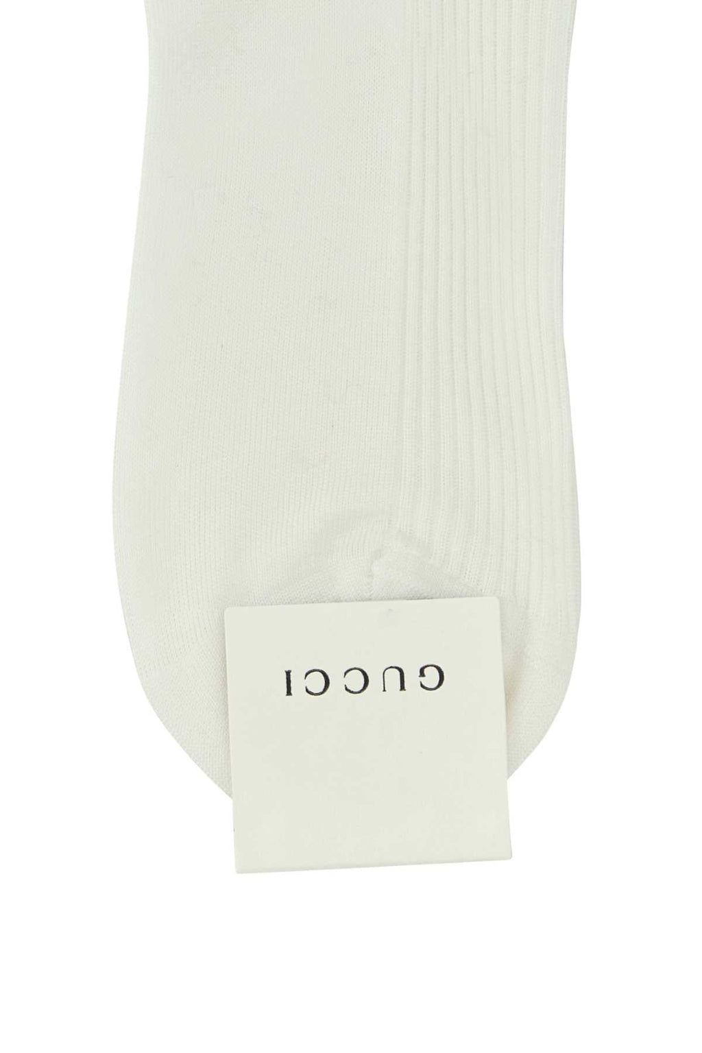 Gucci Unisex White Cotton Blend Socks