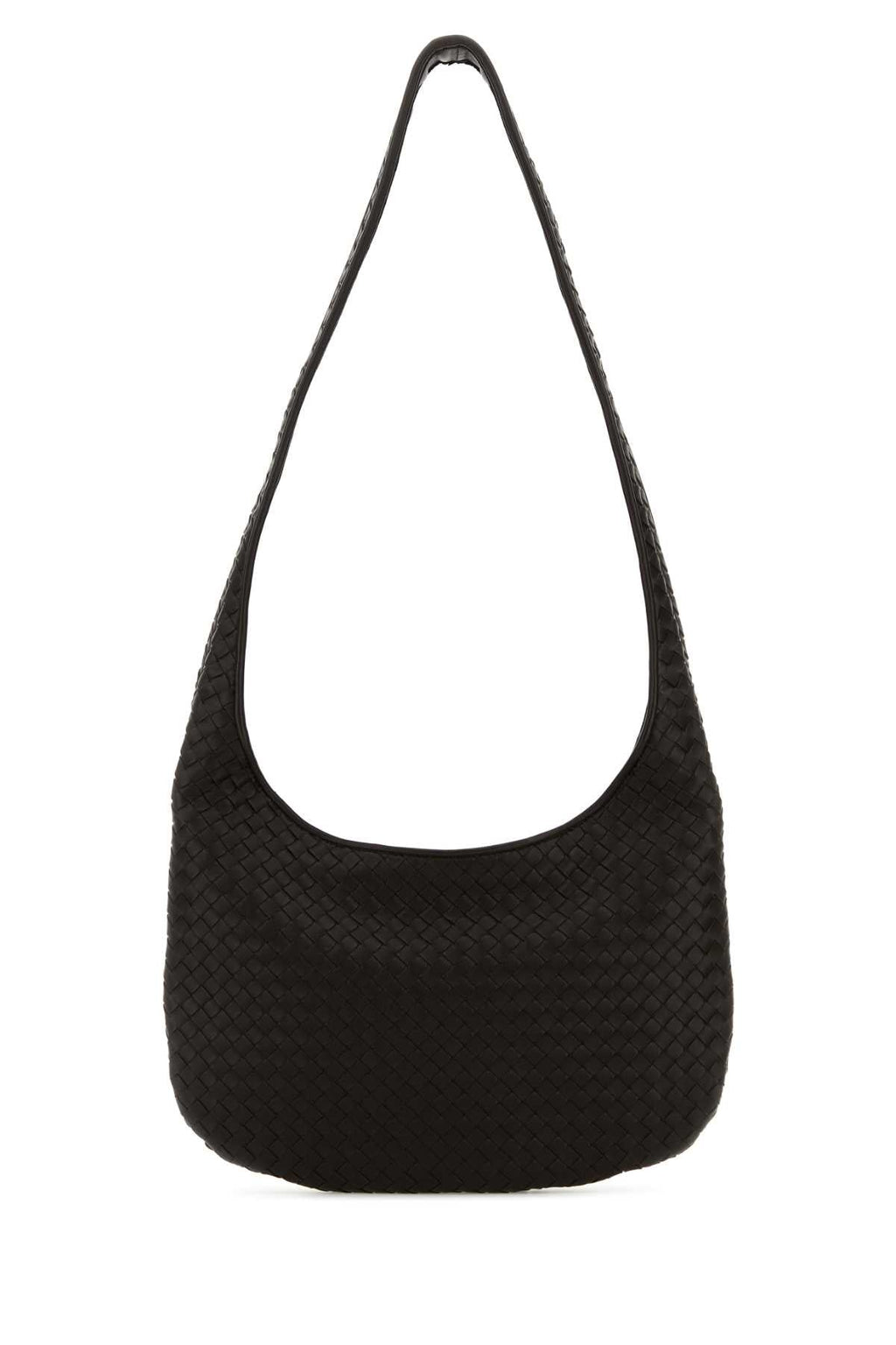 Bottega Veneta Men Brown Nappa Leather Veneto Crossbody Bag