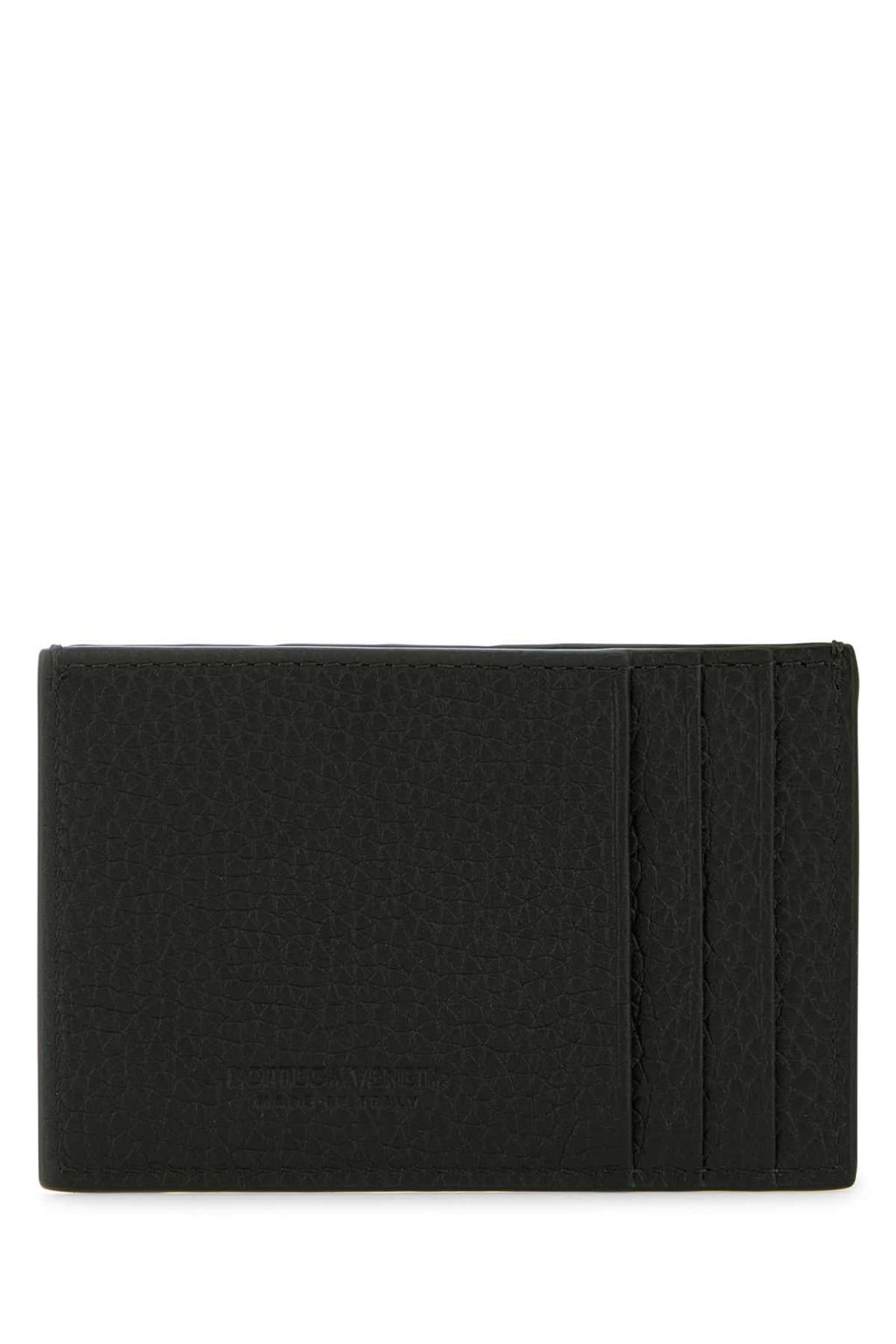 Bottega Veneta Men Bottle Green Leather Card Holder