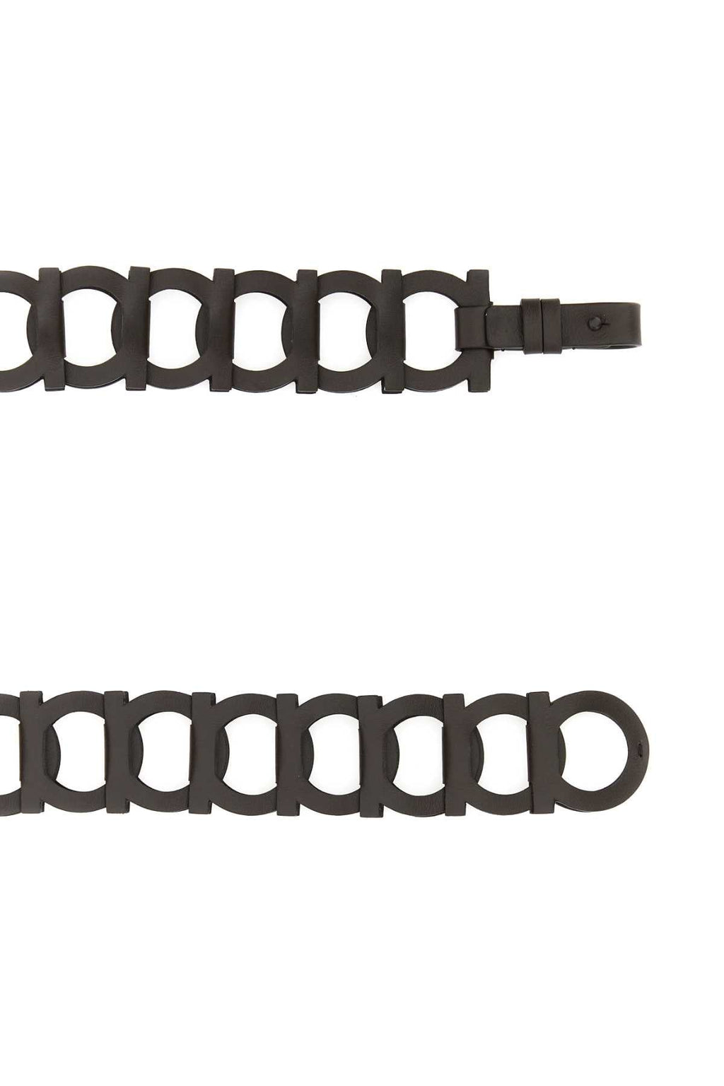 Cinto feminino Salvatore Ferragamo em couro marrom