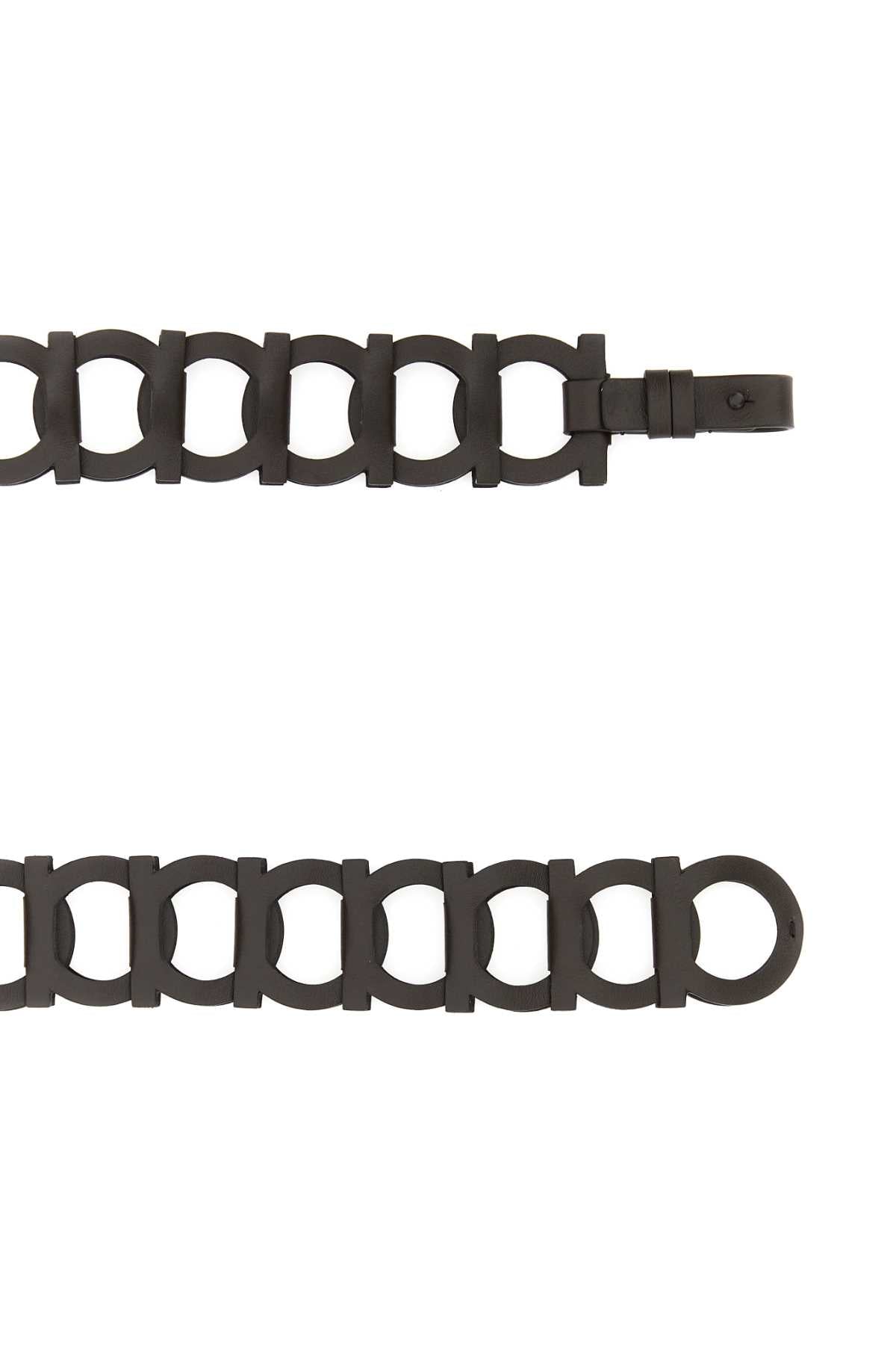 Cinto feminino Salvatore Ferragamo em couro marrom